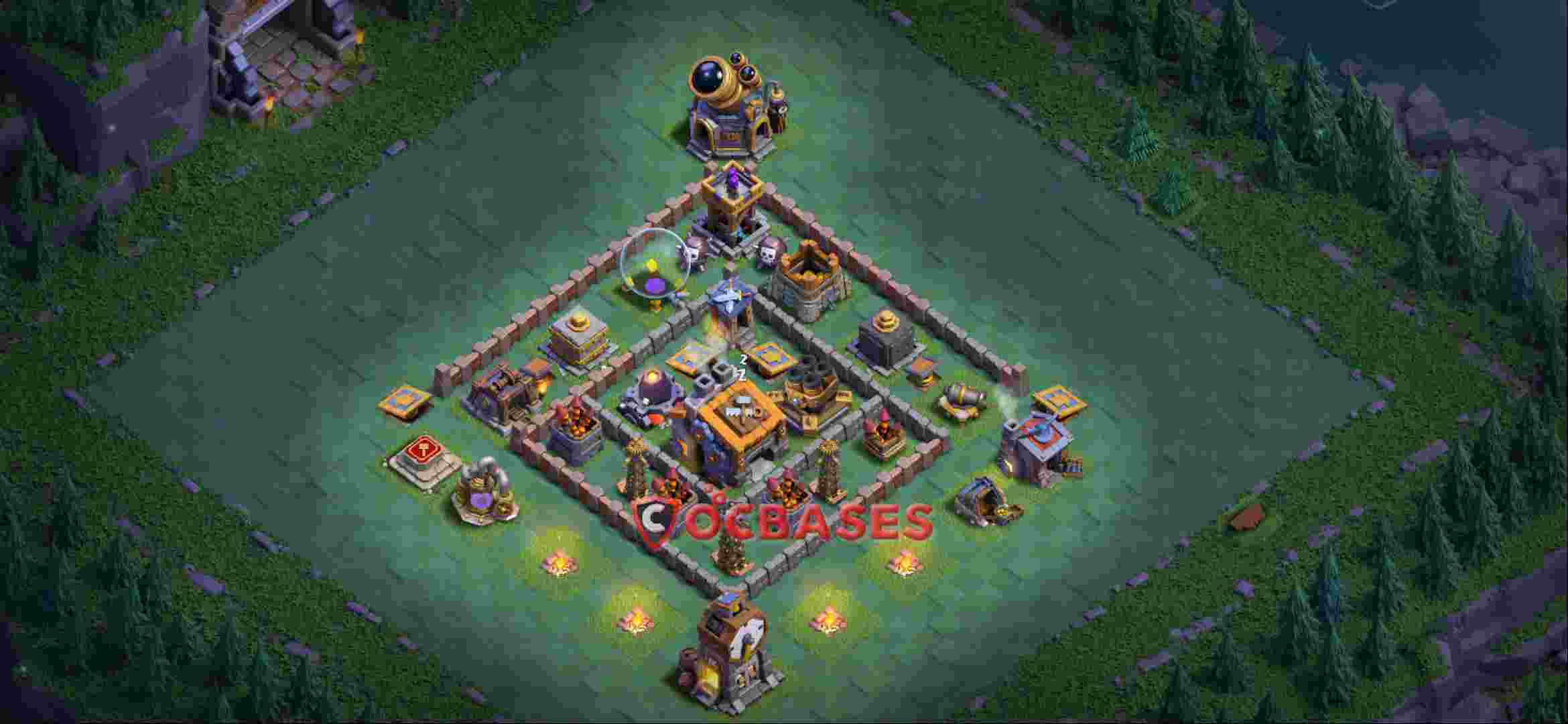 Builder Hall 9 Base -trophy – Layout id: rysc6 base layout, image 1