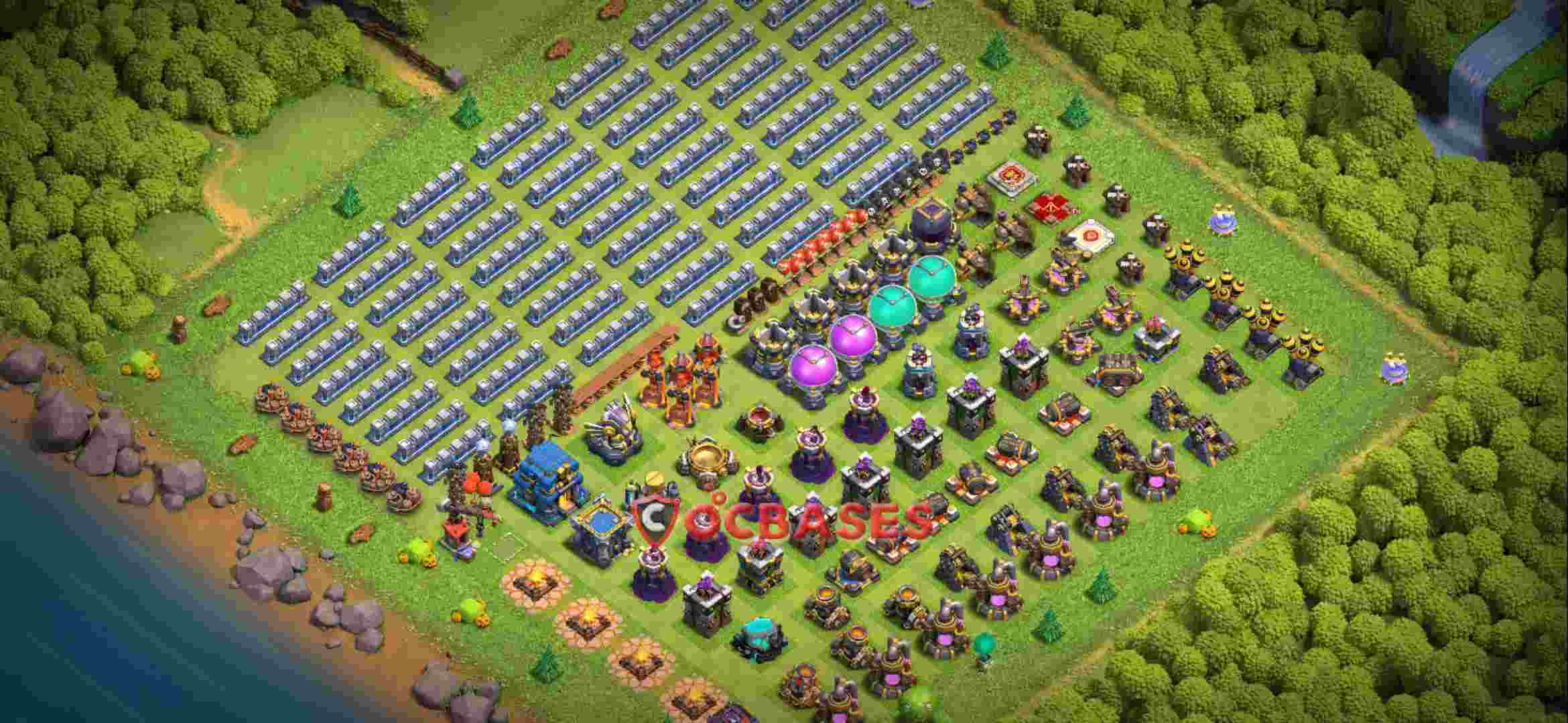 Town Hall 12 Base – Layout id: 175yy base layout