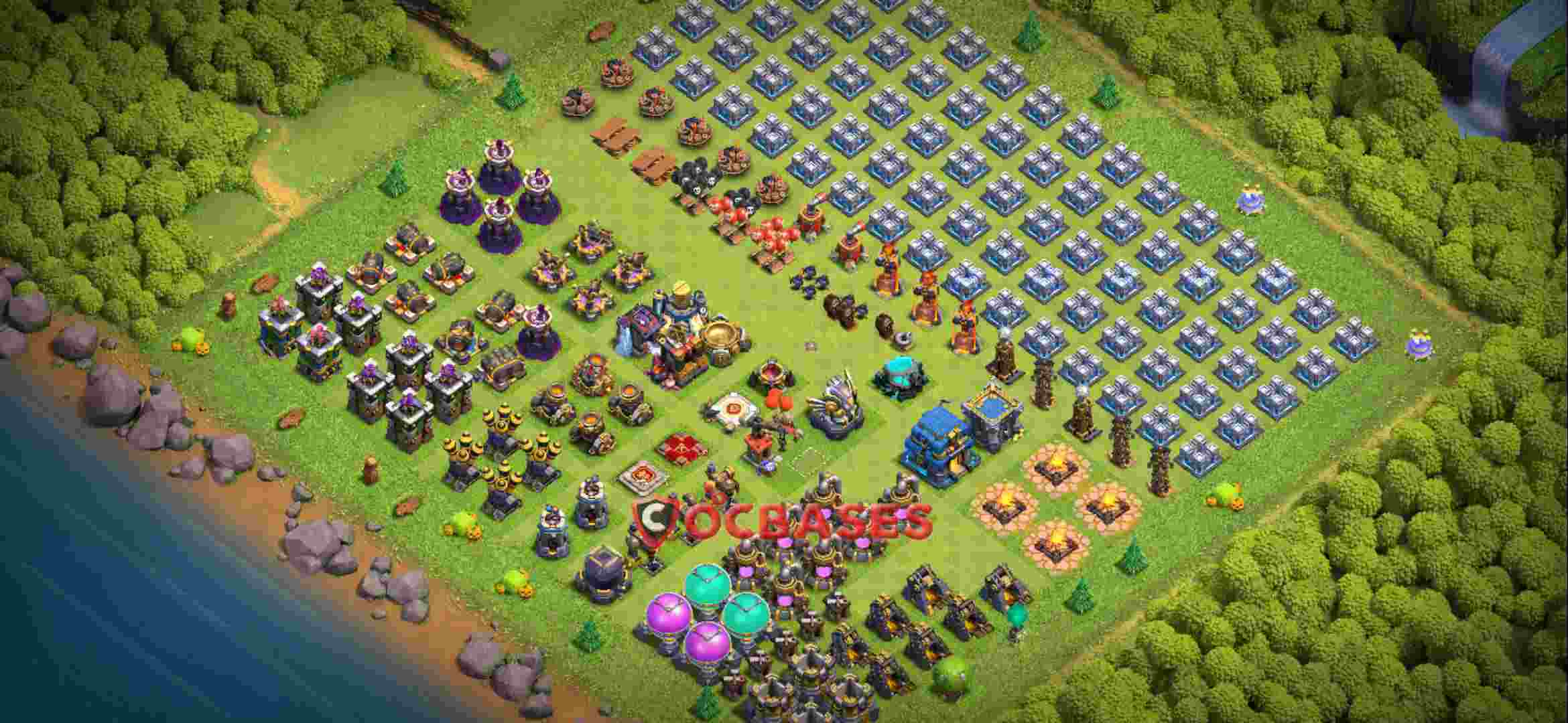 Town Hall 12 Base – Layout id: ds5nc base layout