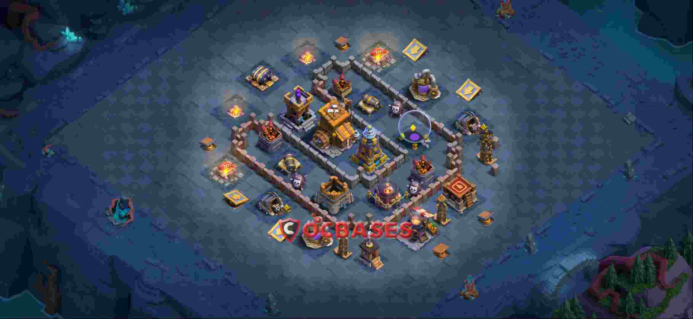 Builder Hall 9 Base -trophy – Layout id: uejc9 base layout, image 2