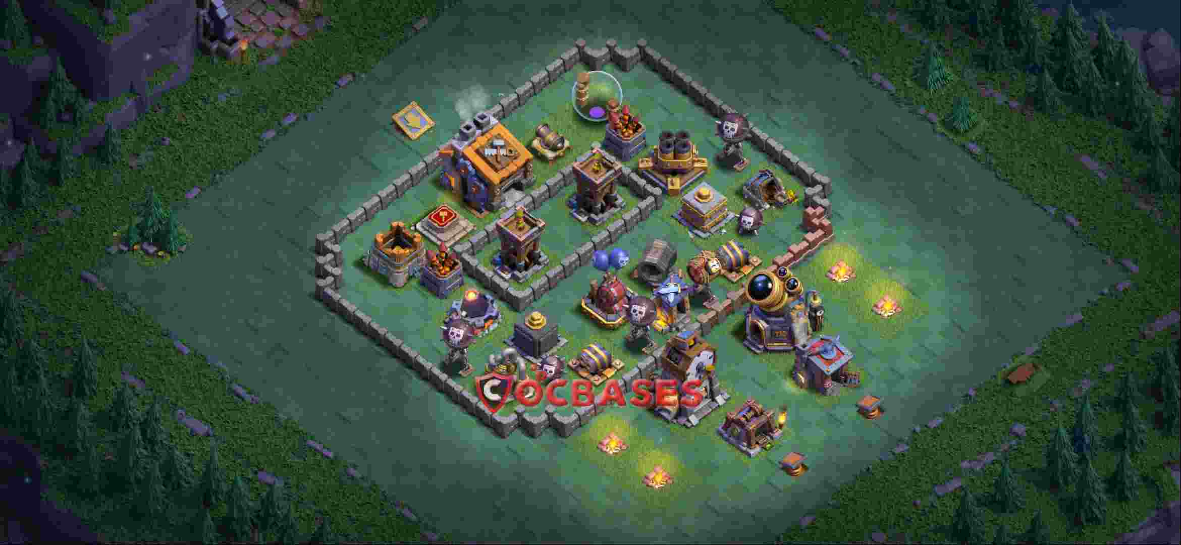 Builder Hall 9 Base -trophy – Layout id: uejc9 base layout, image 1