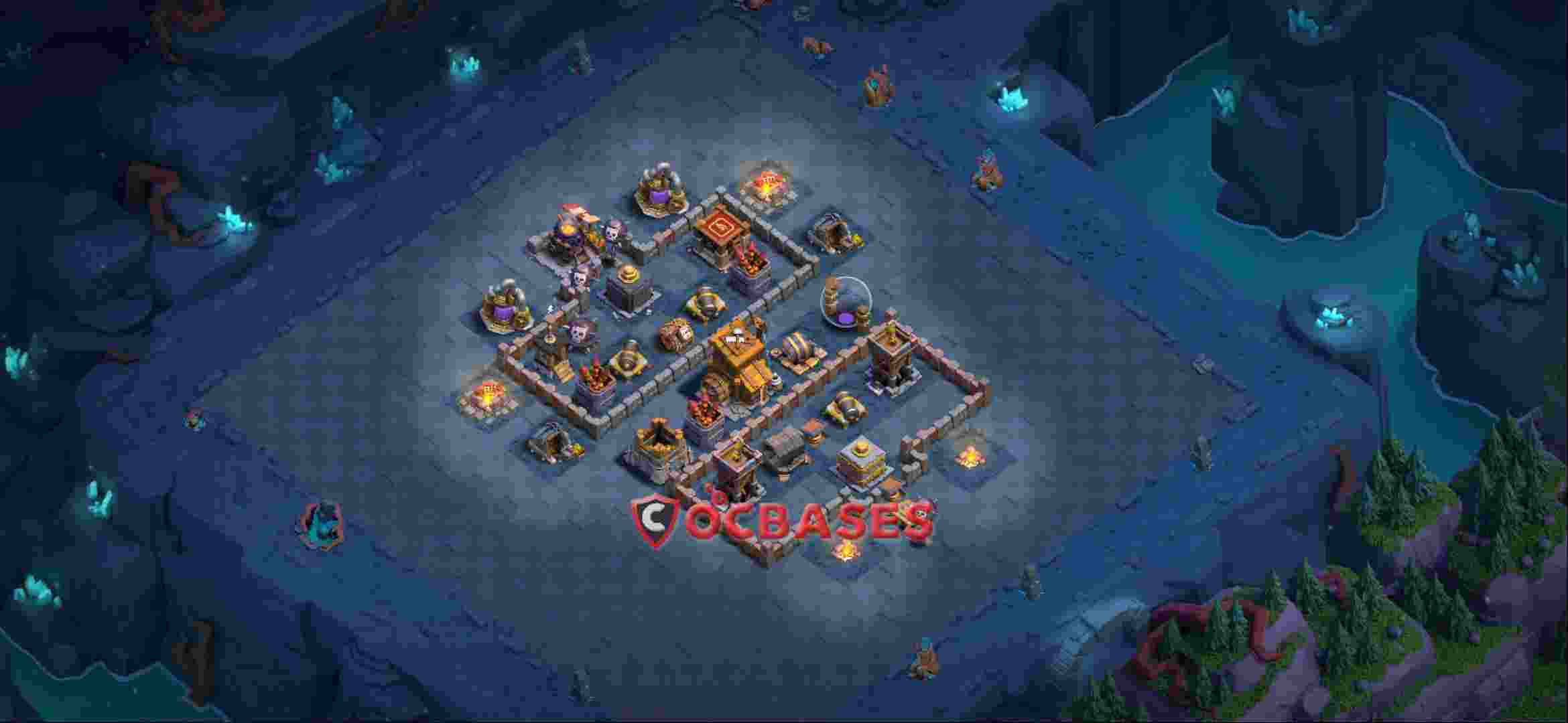 Builder Hall 9 Base -trophy – Layout id: ranxo base layout, image 2