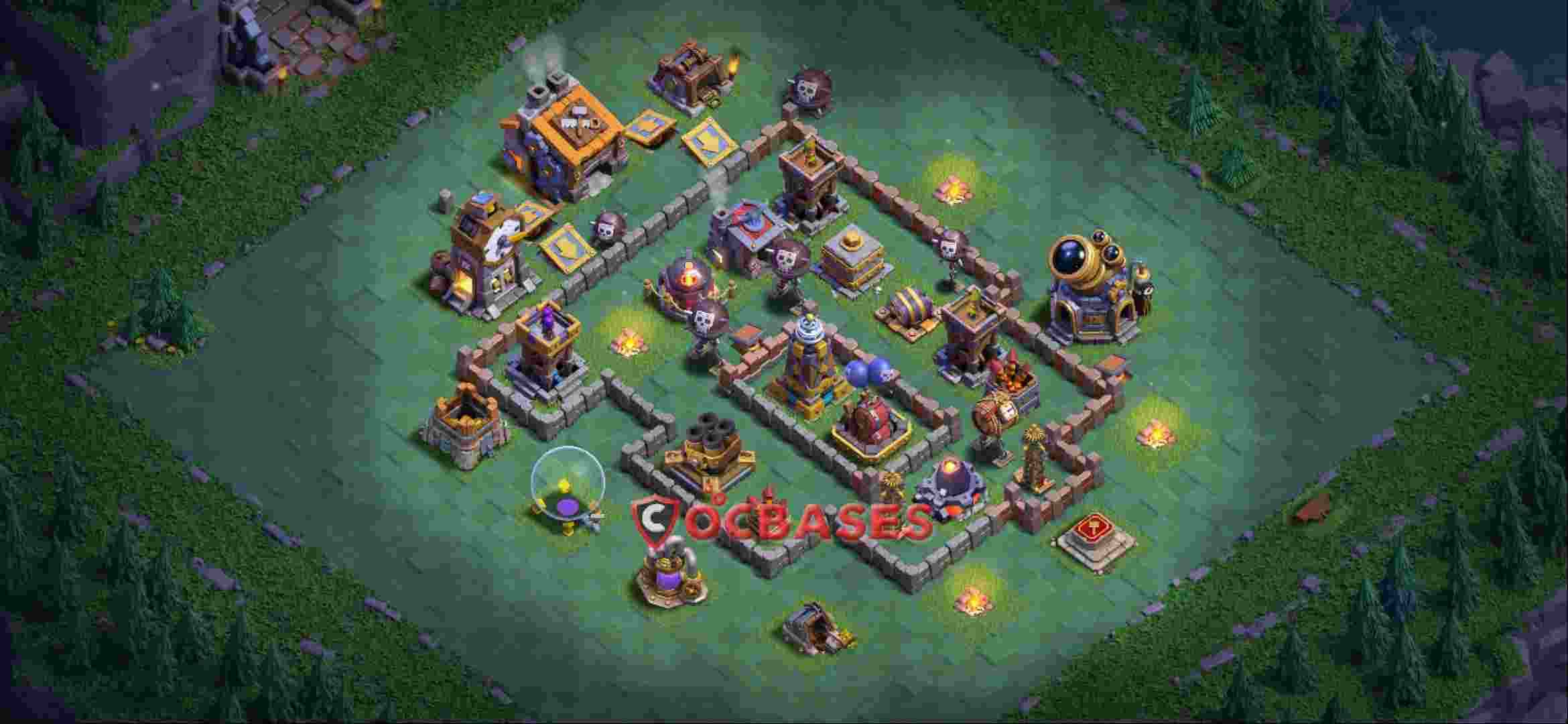 Builder Hall 9 Base -trophy – Layout id: f292g base layout, image 2