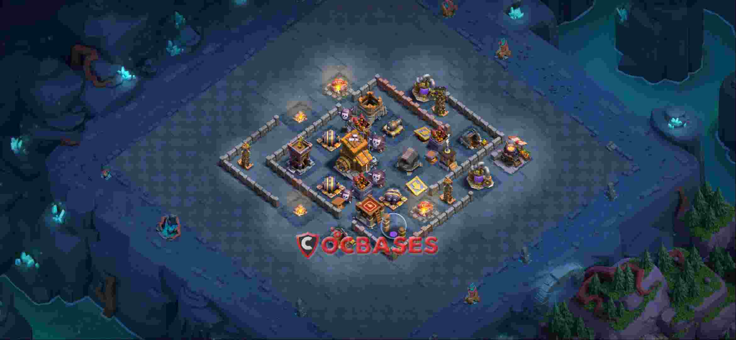 Builder Hall 9 Base -trophy – Layout id: 08avh base layout, image 2