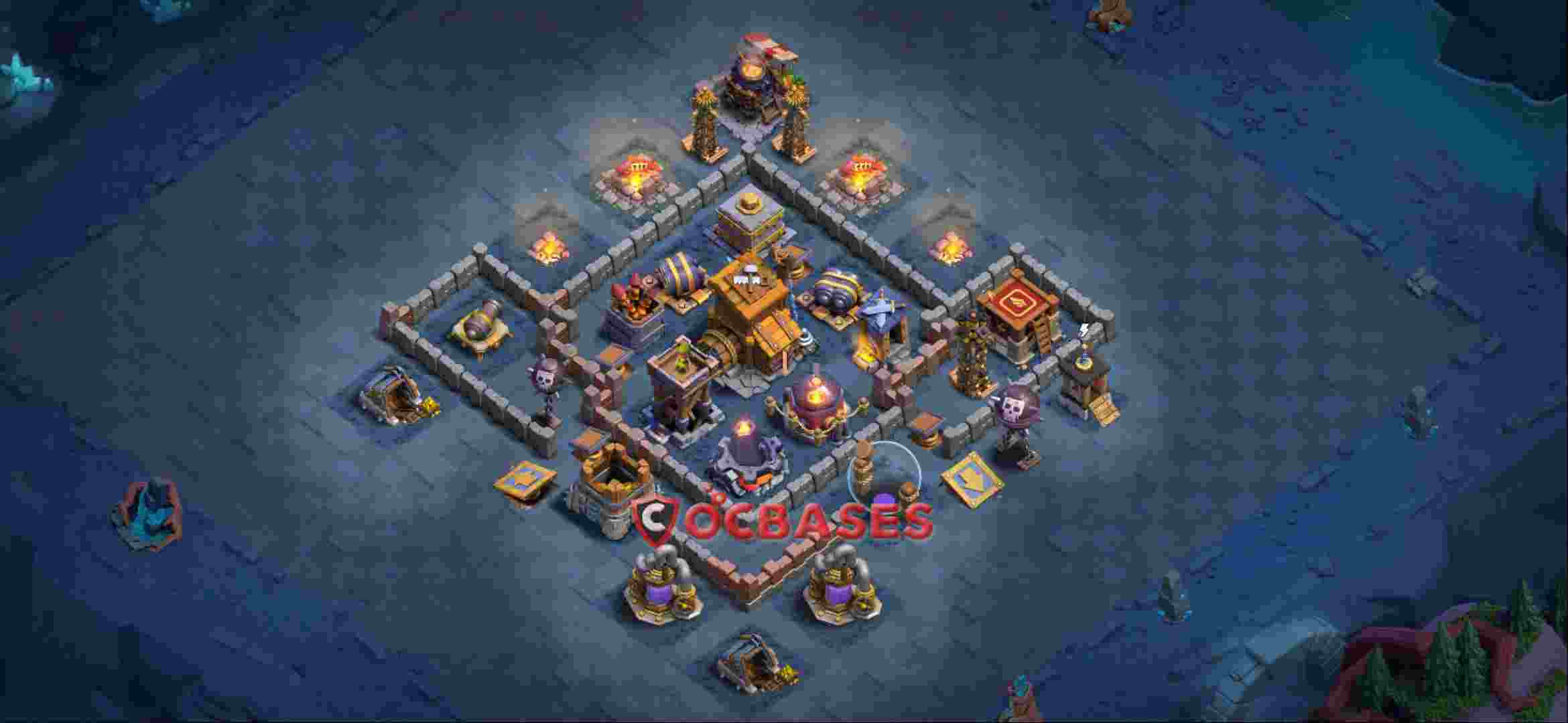 Builder Hall 9 Base -trophy – Layout id: ho8m3 base layout, image 2