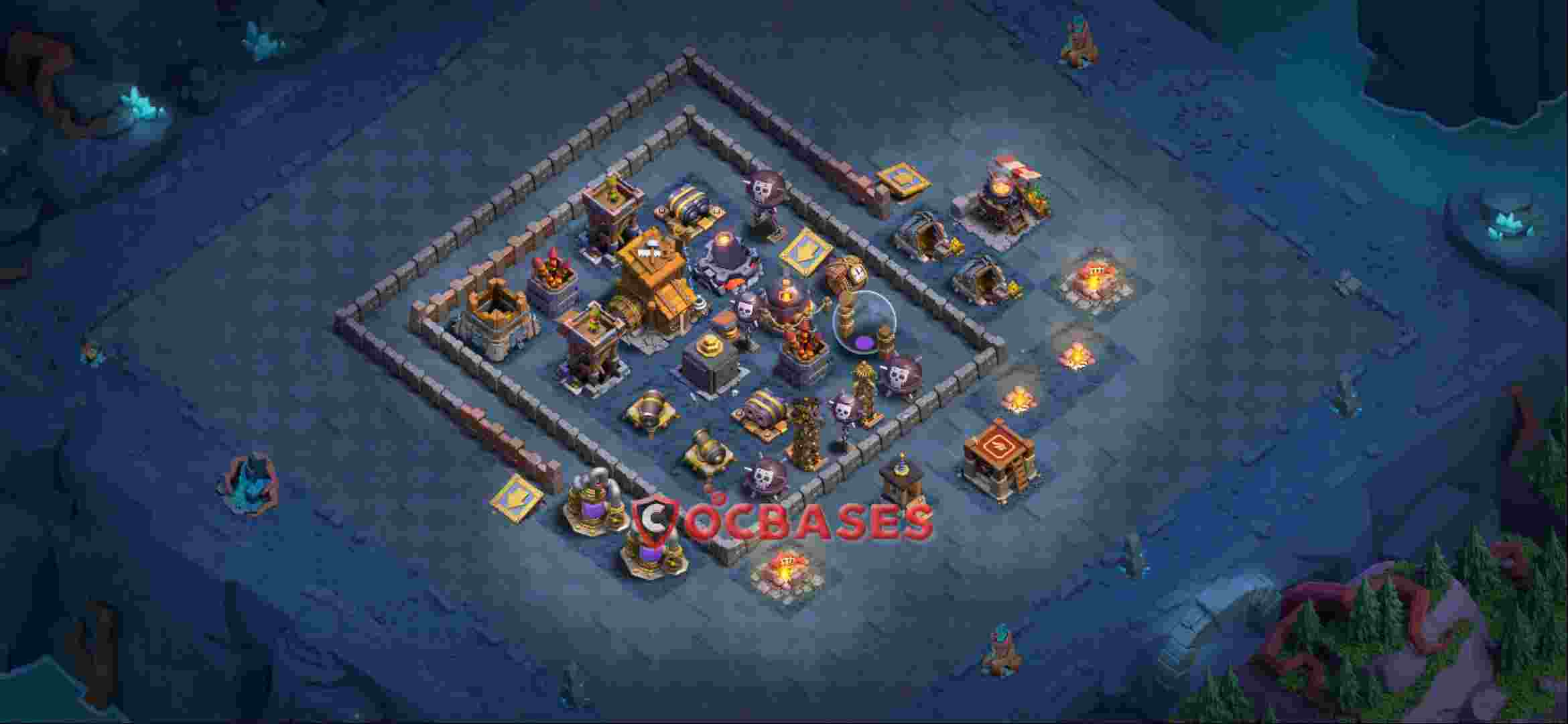 Builder Hall 9 Base -trophy – Layout id: jbhav base layout, image 2