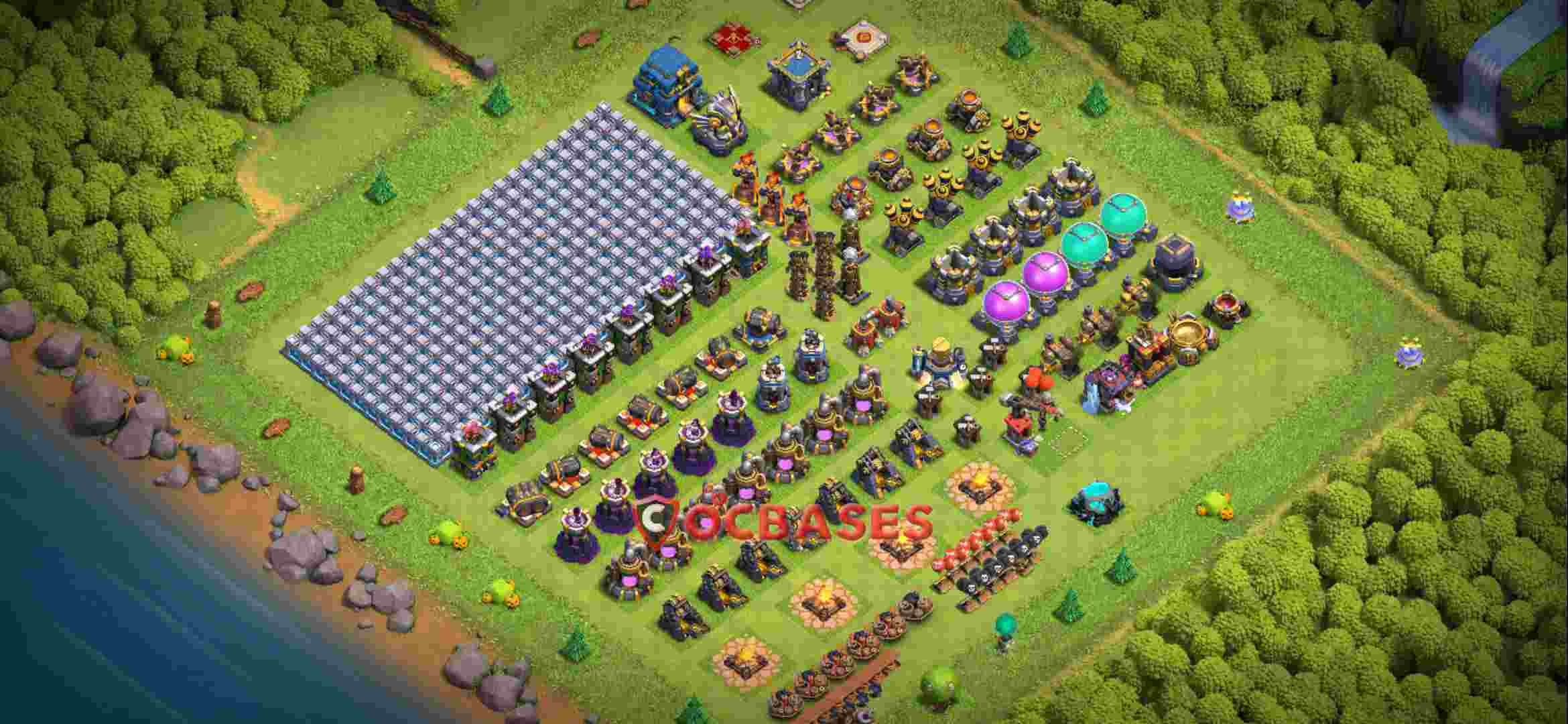 Town Hall 12 Base – Layout id: l6s6p base layout