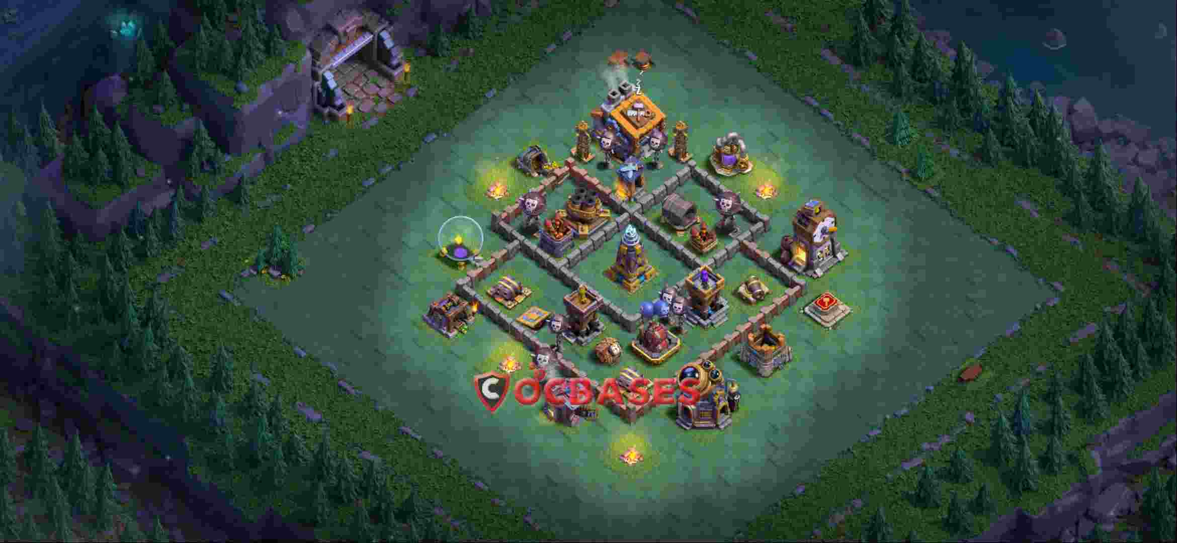 Builder Hall 9 Base -trophy – Layout id: lieoh base layout, image 2