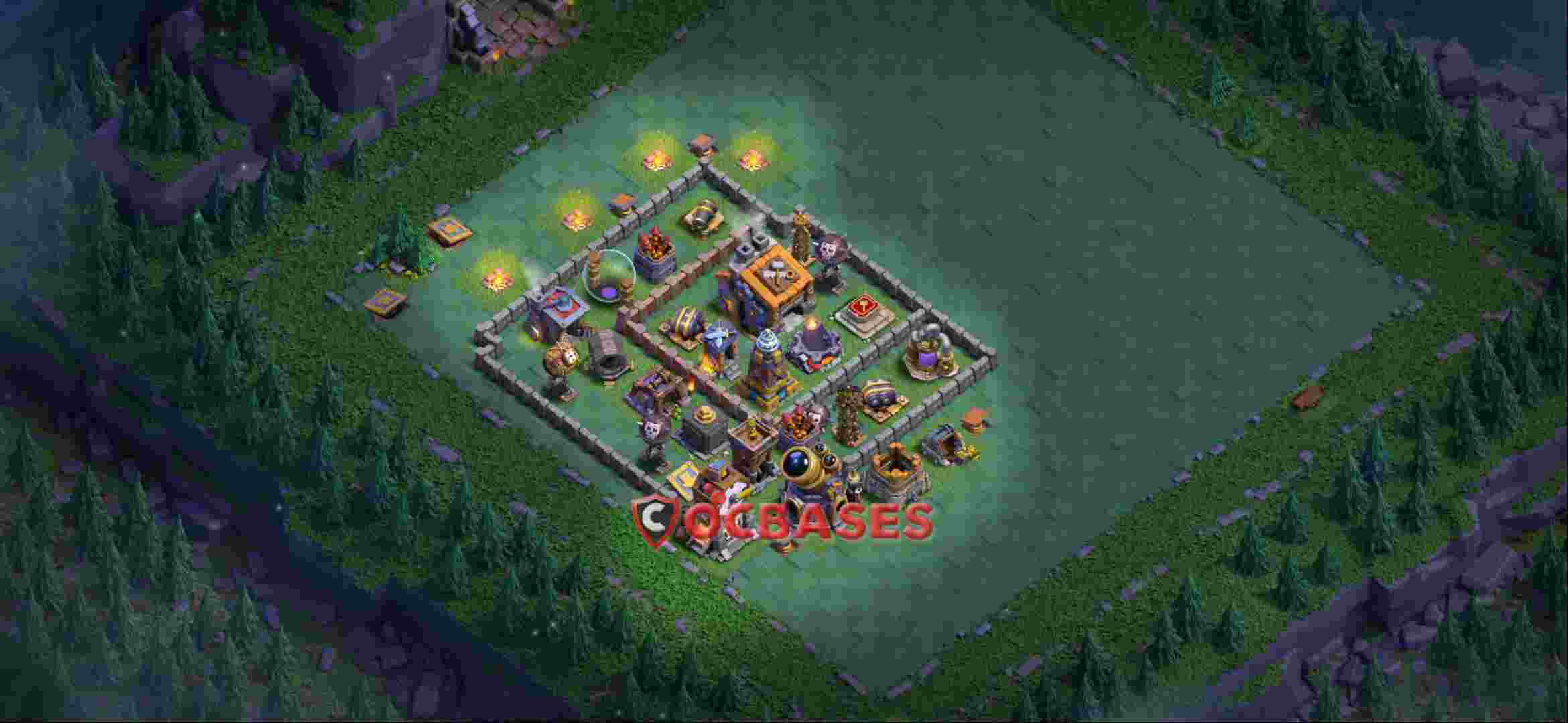 Builder Hall 9 Base -trophy – Layout id: ffama base layout, image 2