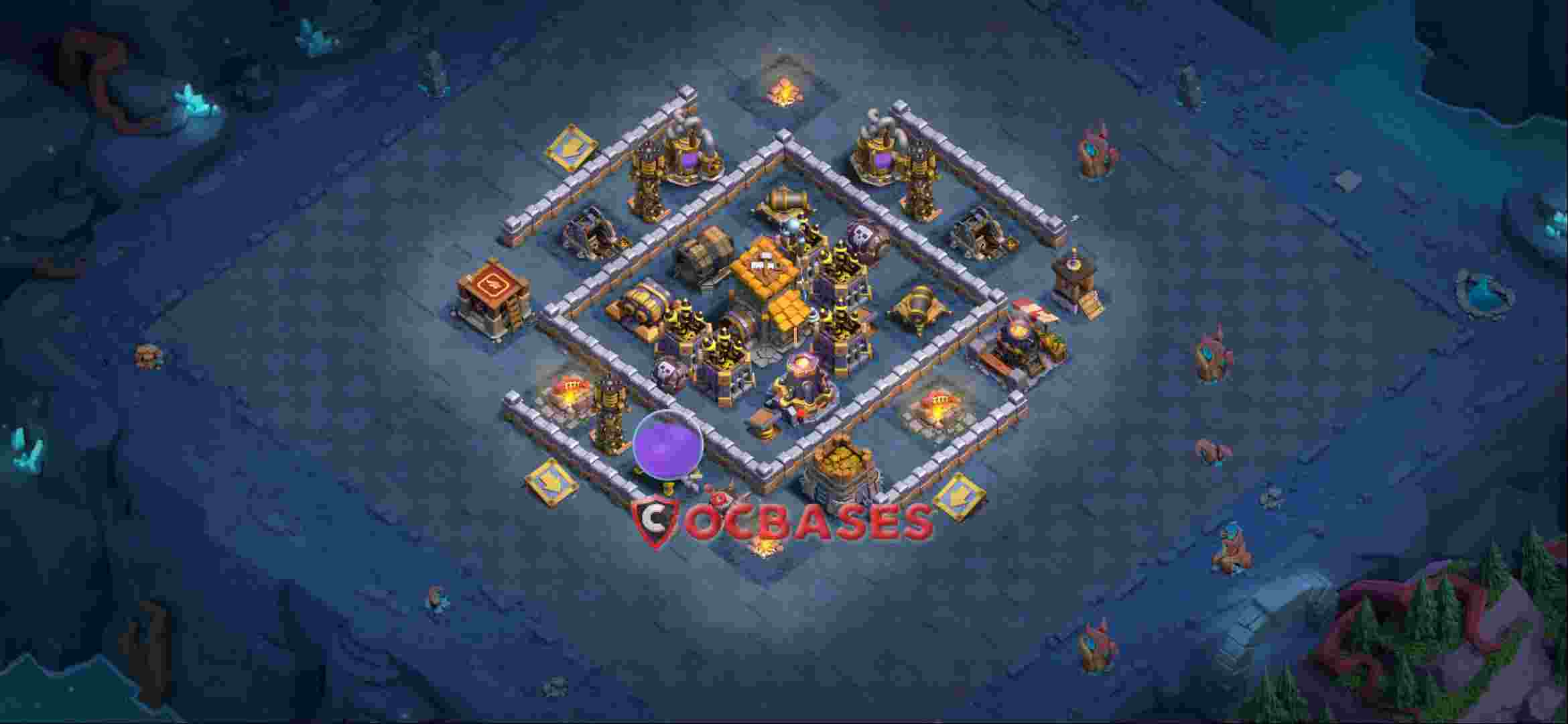 Builder Hall 10 Base -trophy – Layout id: oj2f3 base layout, image 2