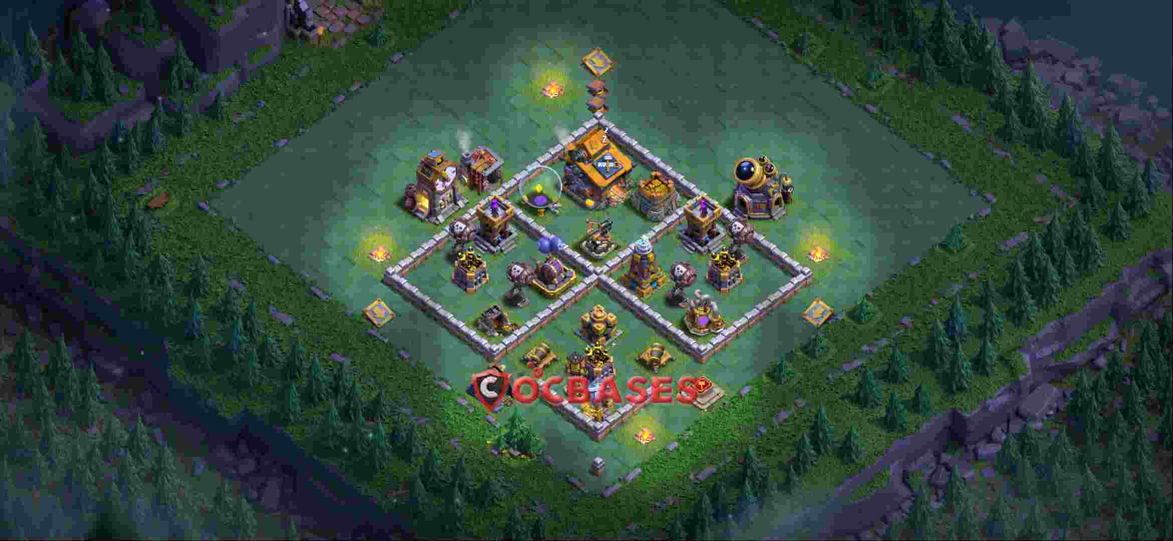 Builder Hall 10 Base -trophy – Layout id: 3ugoo base layout, image 1