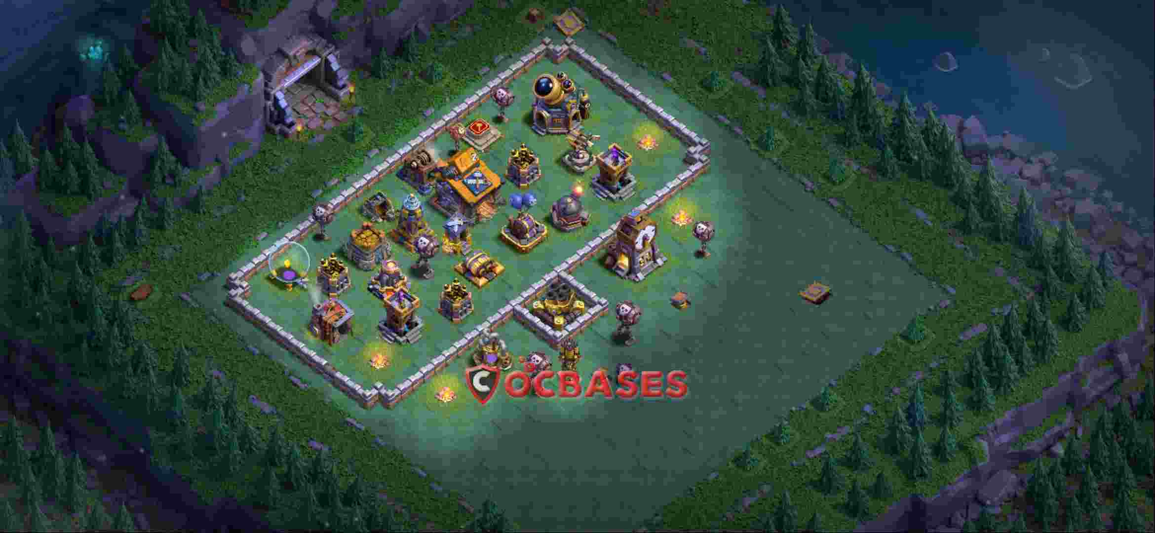 Builder Hall 10 Base -trophy – Layout id: i56ql base layout, image 2