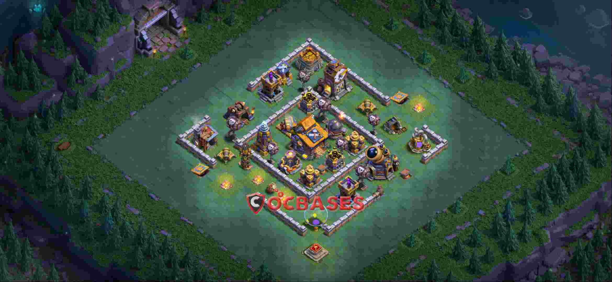 Builder Hall 10 Base -trophy – Layout id: p7gi8 base layout, image 1