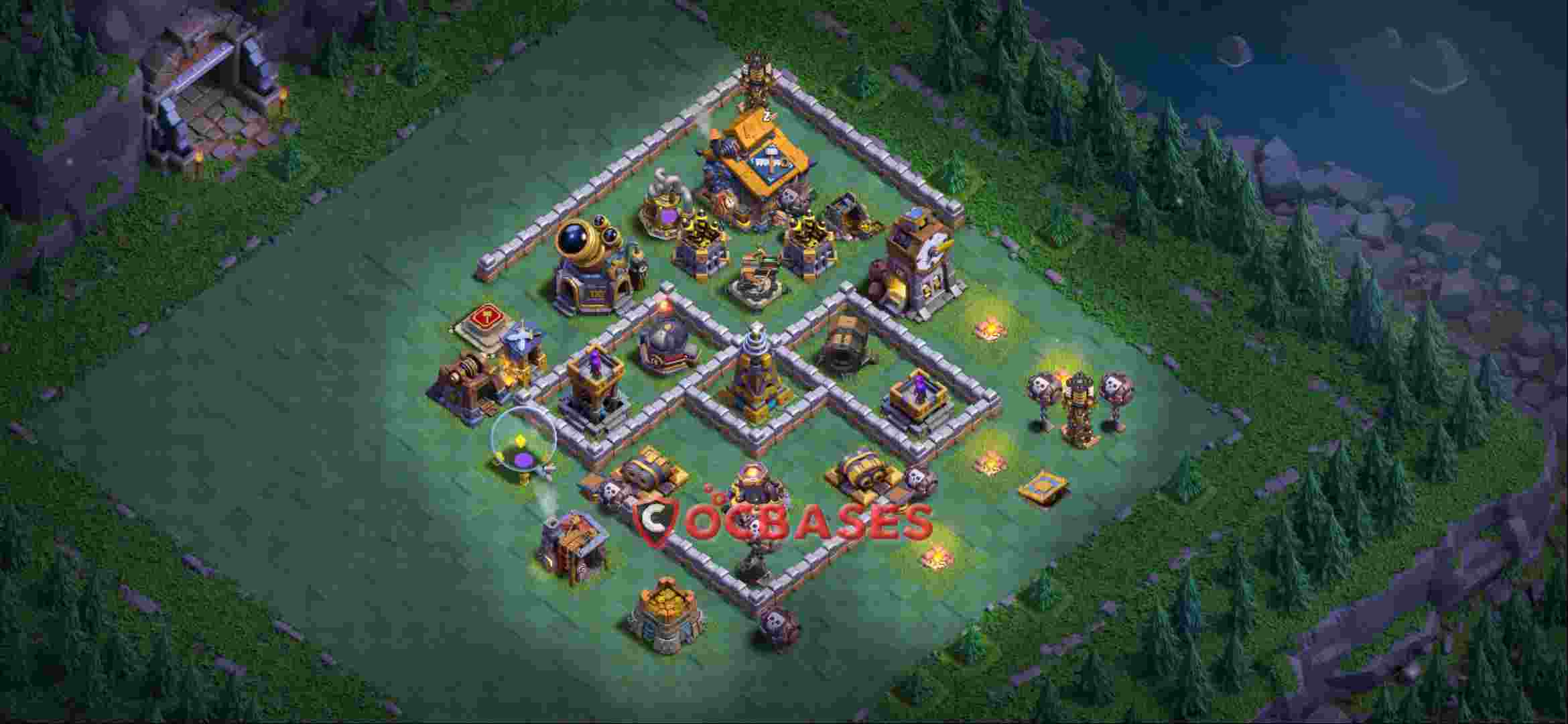 Builder Hall 10 Base -trophy – Layout id: r63fc base layout, image 1