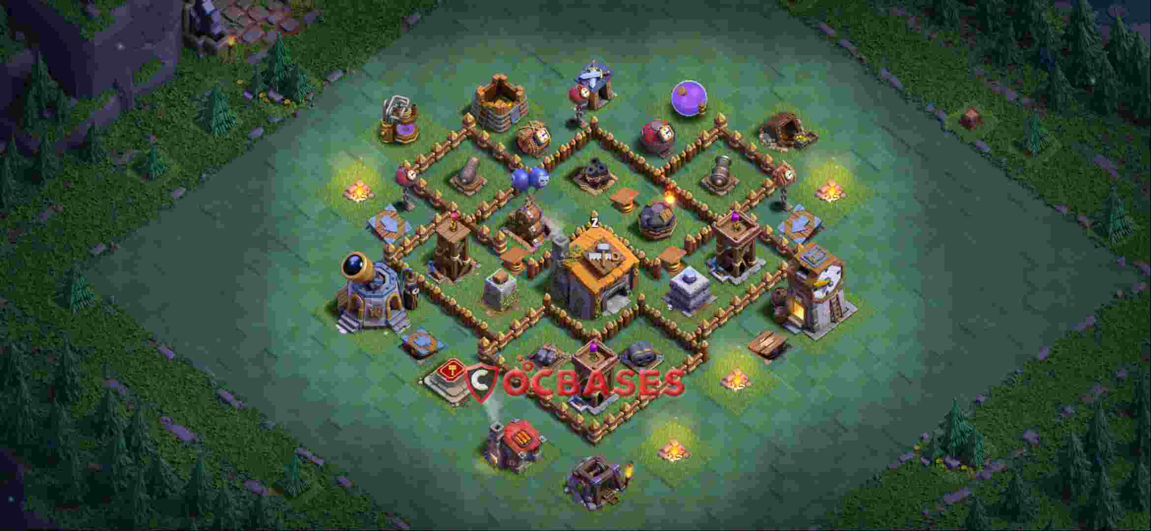 Builder Hall 6 Base – Layout id: i44l7 base layout, image 1