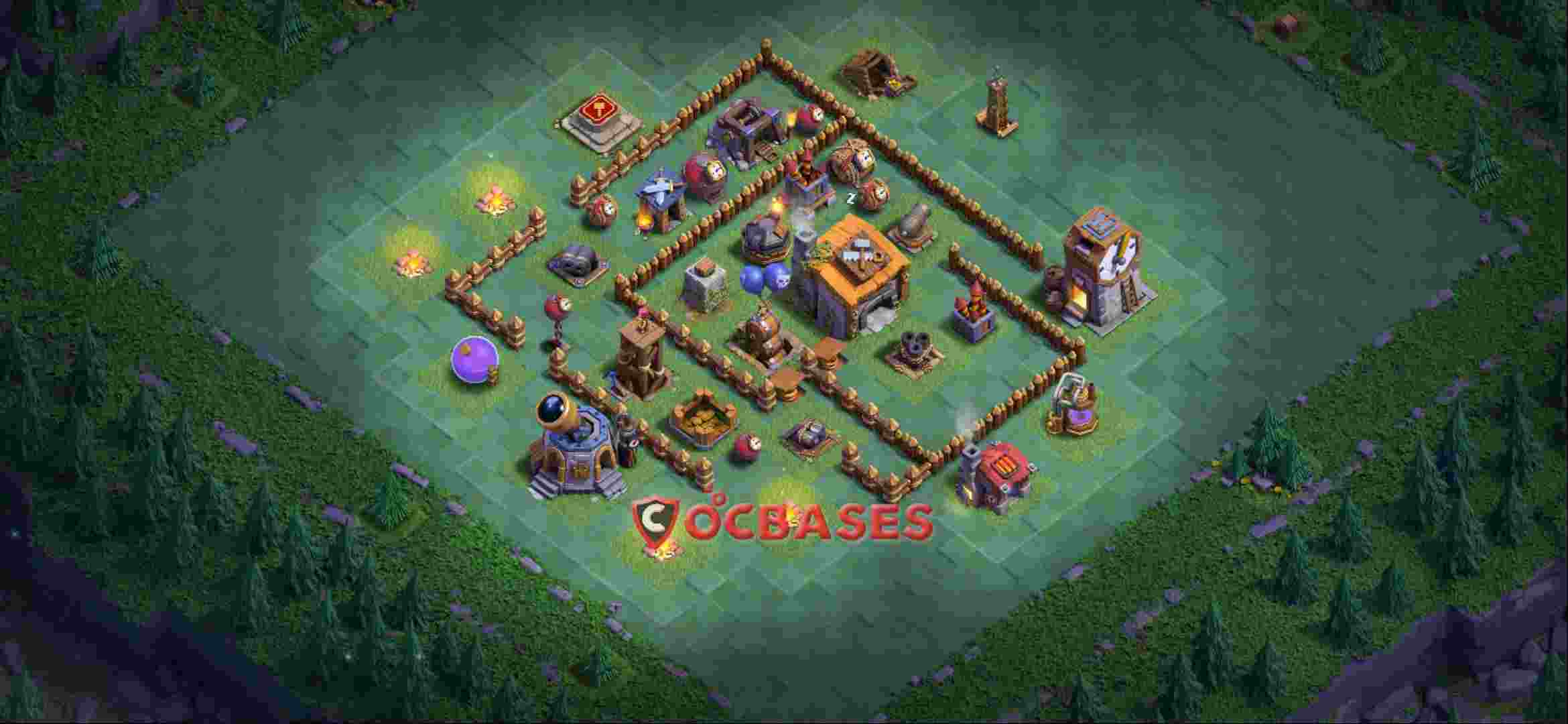 Builder Hall 6 Base – Layout id: r4ler base layout, image 1