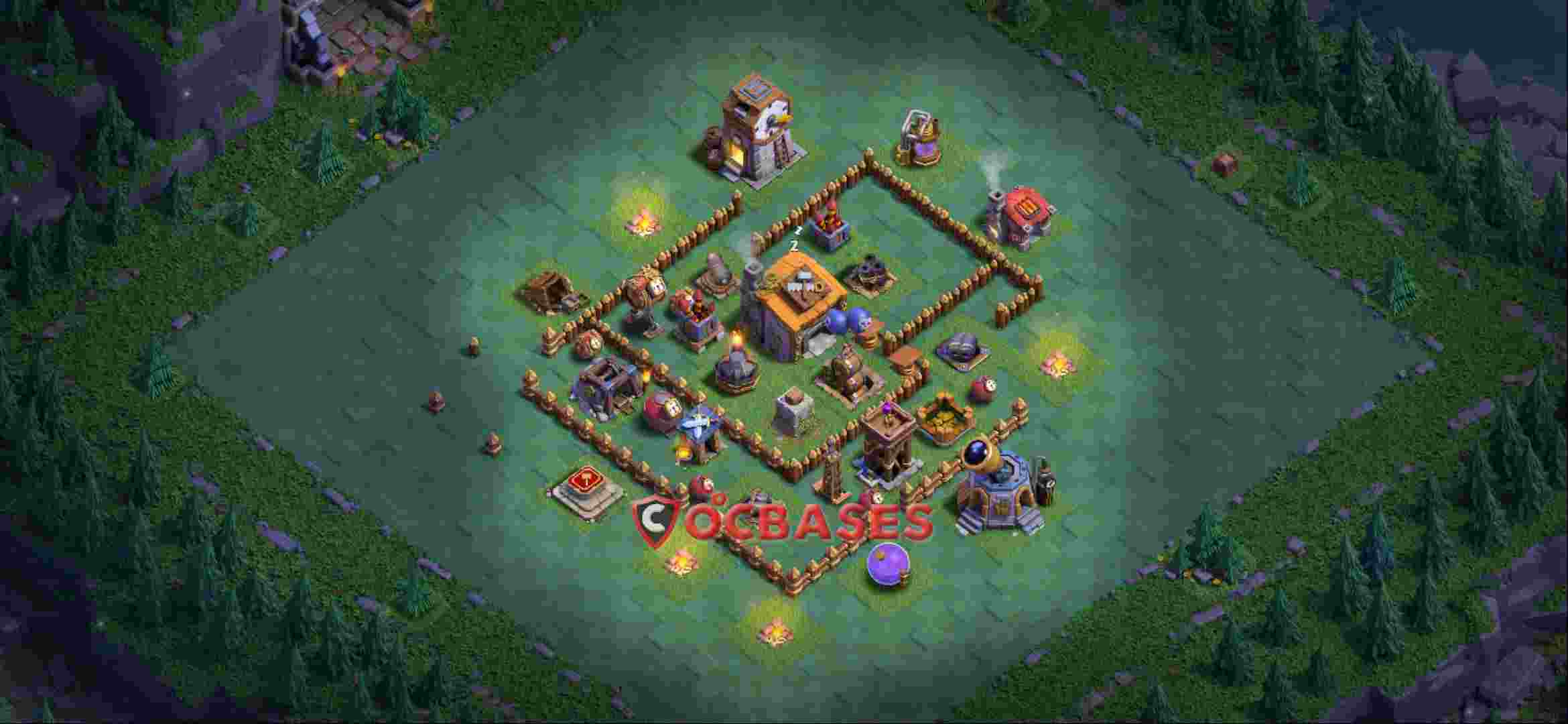 Builder Hall 6 Base – Layout id: if1ec base layout, image 1