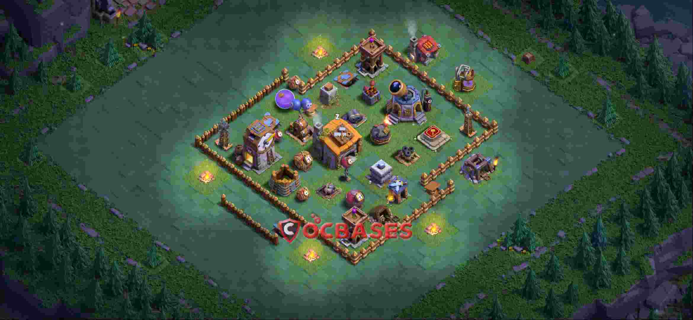 Builder Hall 6 Base – Layout id: mz40o base layout, image 1