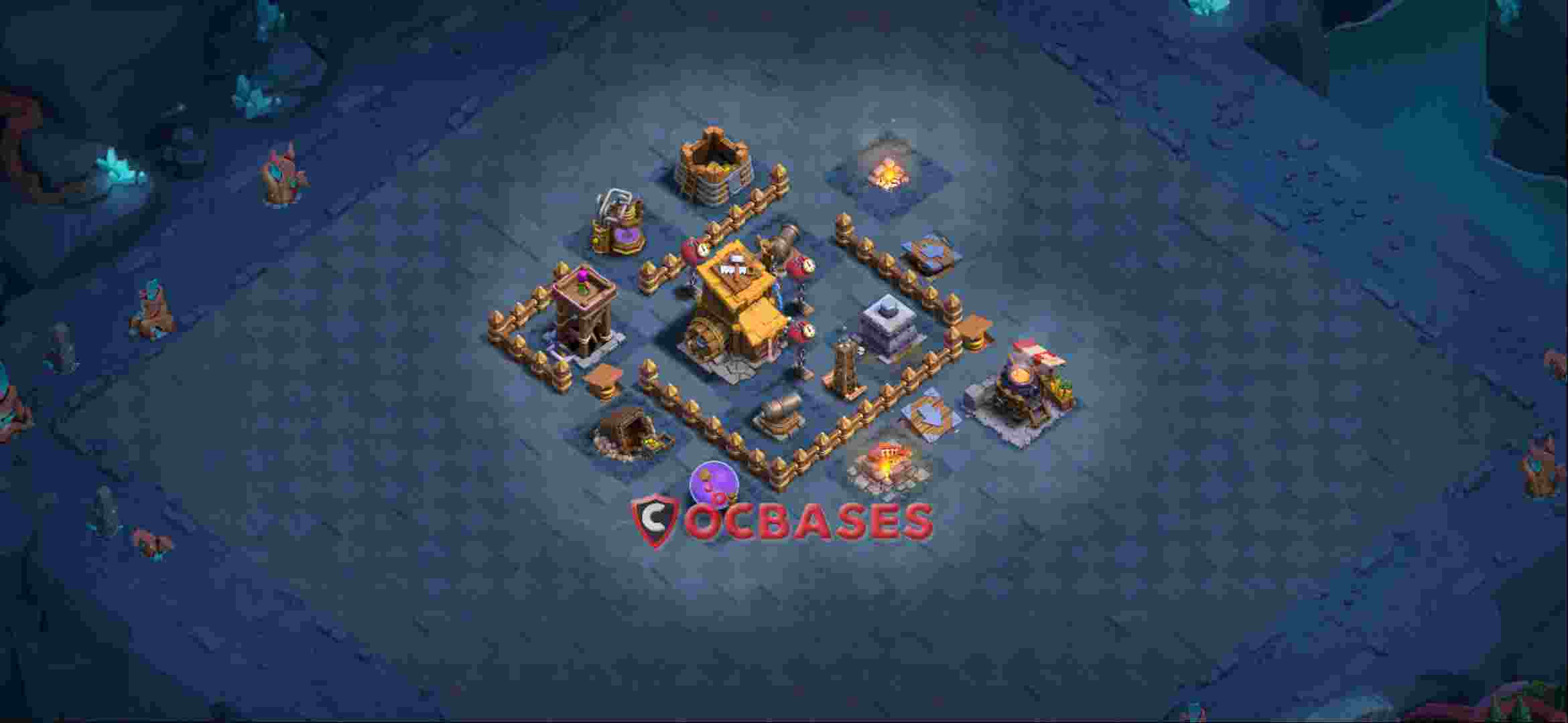Builder Hall 6 Base – Layout id: malvo base layout, image 2