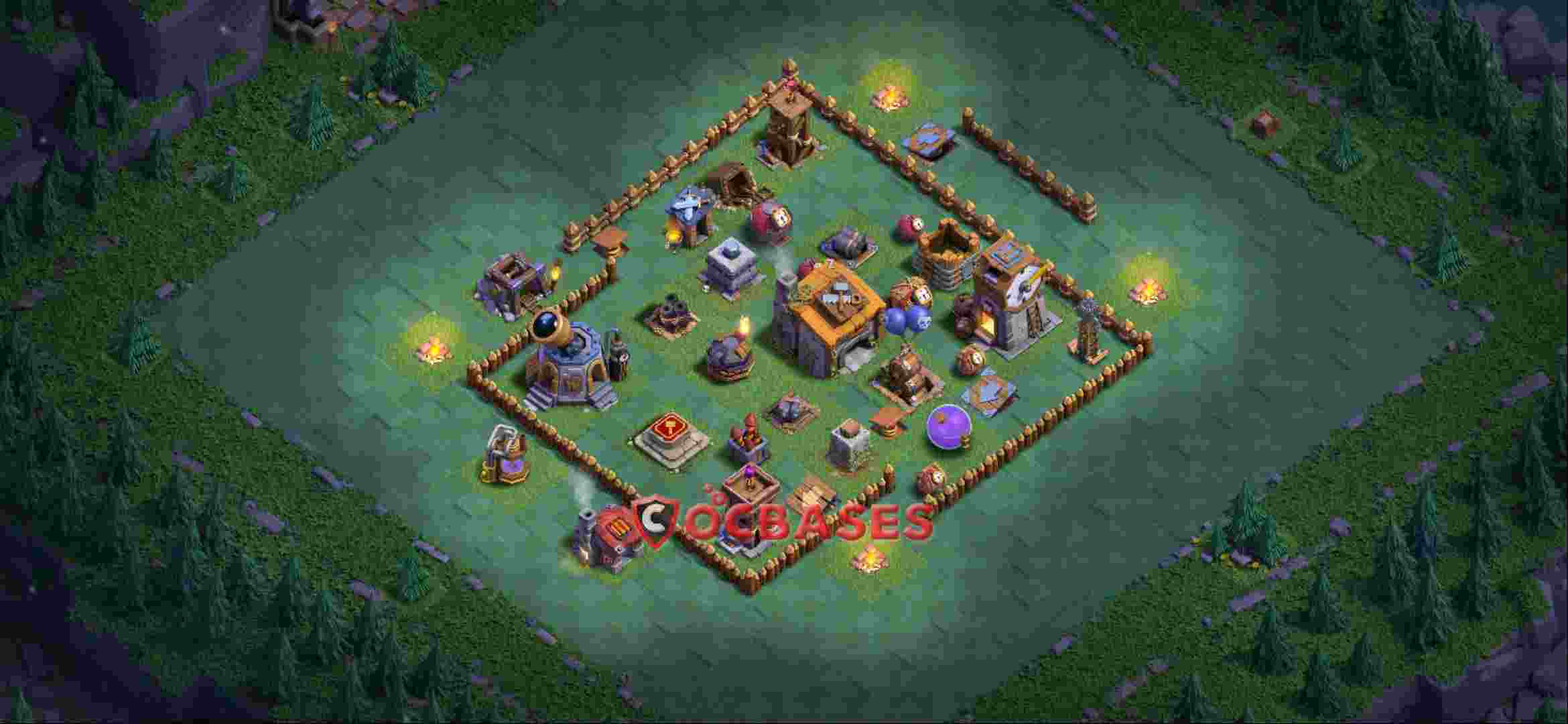 Builder Hall 6 Base – Layout id: r7qb4 base layout, image 1