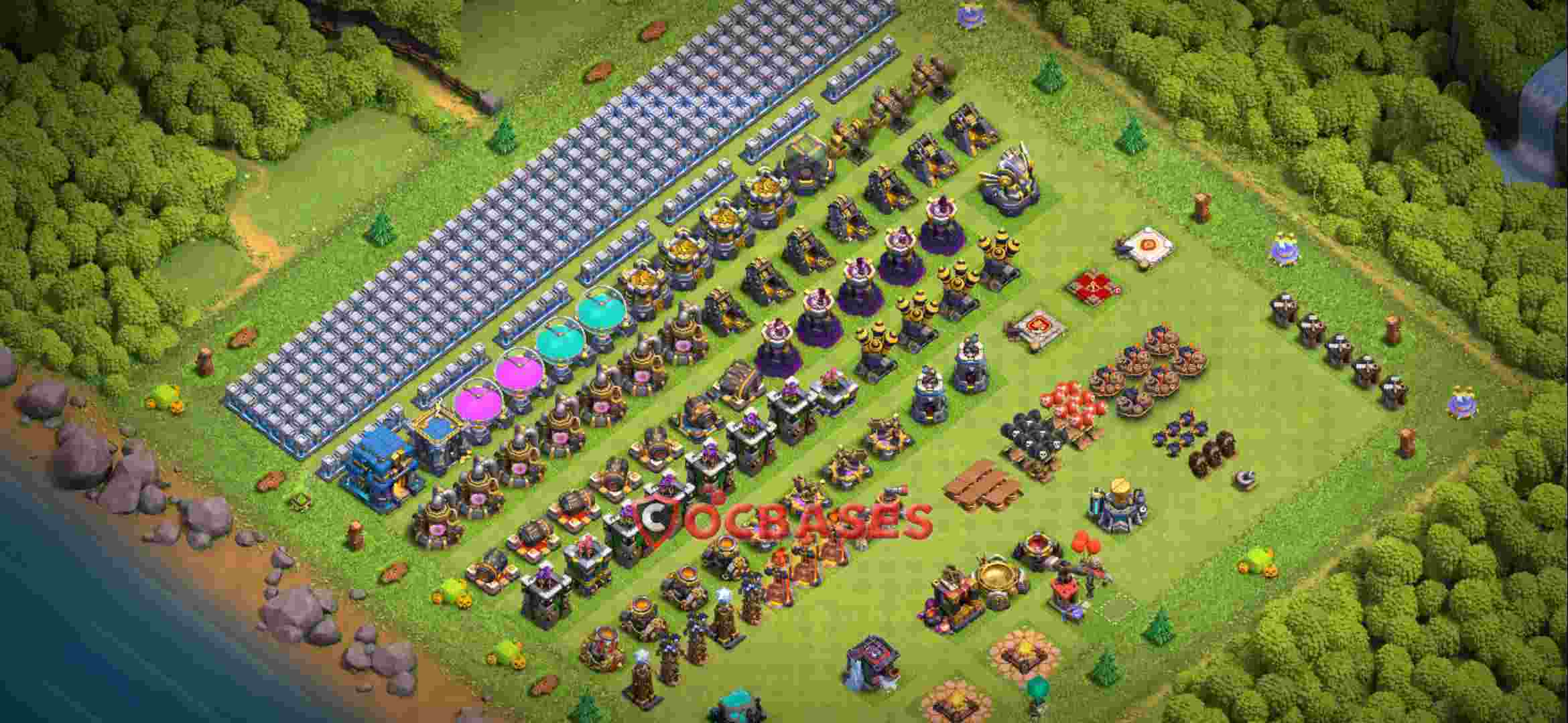 Town Hall 12 Base – Layout id: naace base layout