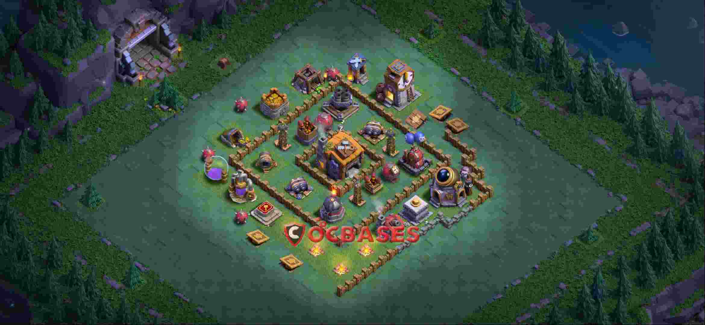 Builder Hall 7 Base – Layout id: yxkqk base layout, image 2