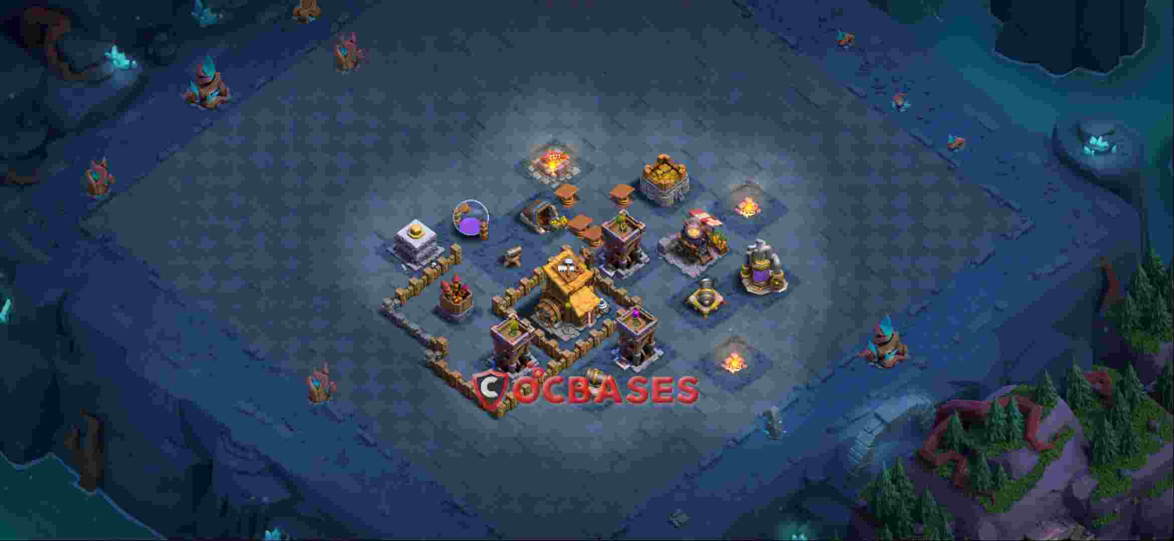 Builder Hall 7 Base – Layout id: yxkqk base layout, image 1