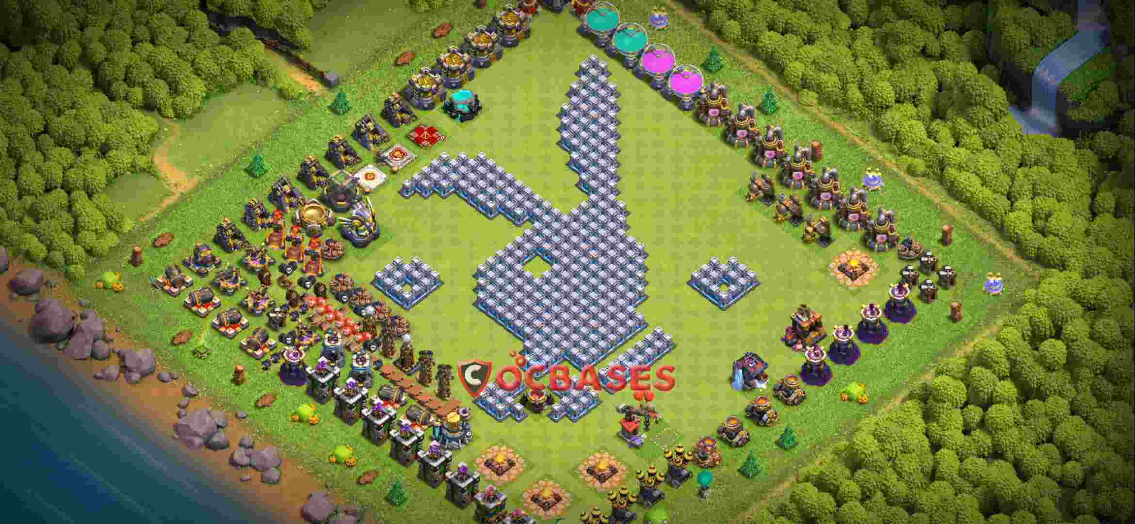 Town Hall 12 Base – Layout id: w71is base layout