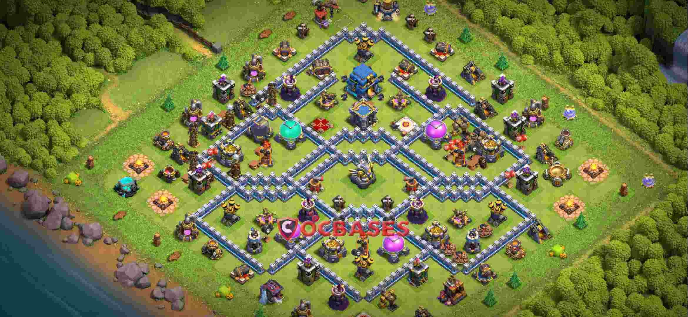 Town Hall 12 Base – Layout id: nyi43 base layout