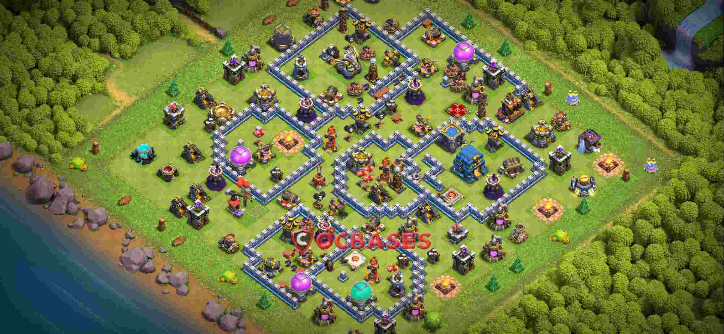 Town Hall 12 Base – Layout id: j1u9x base layout