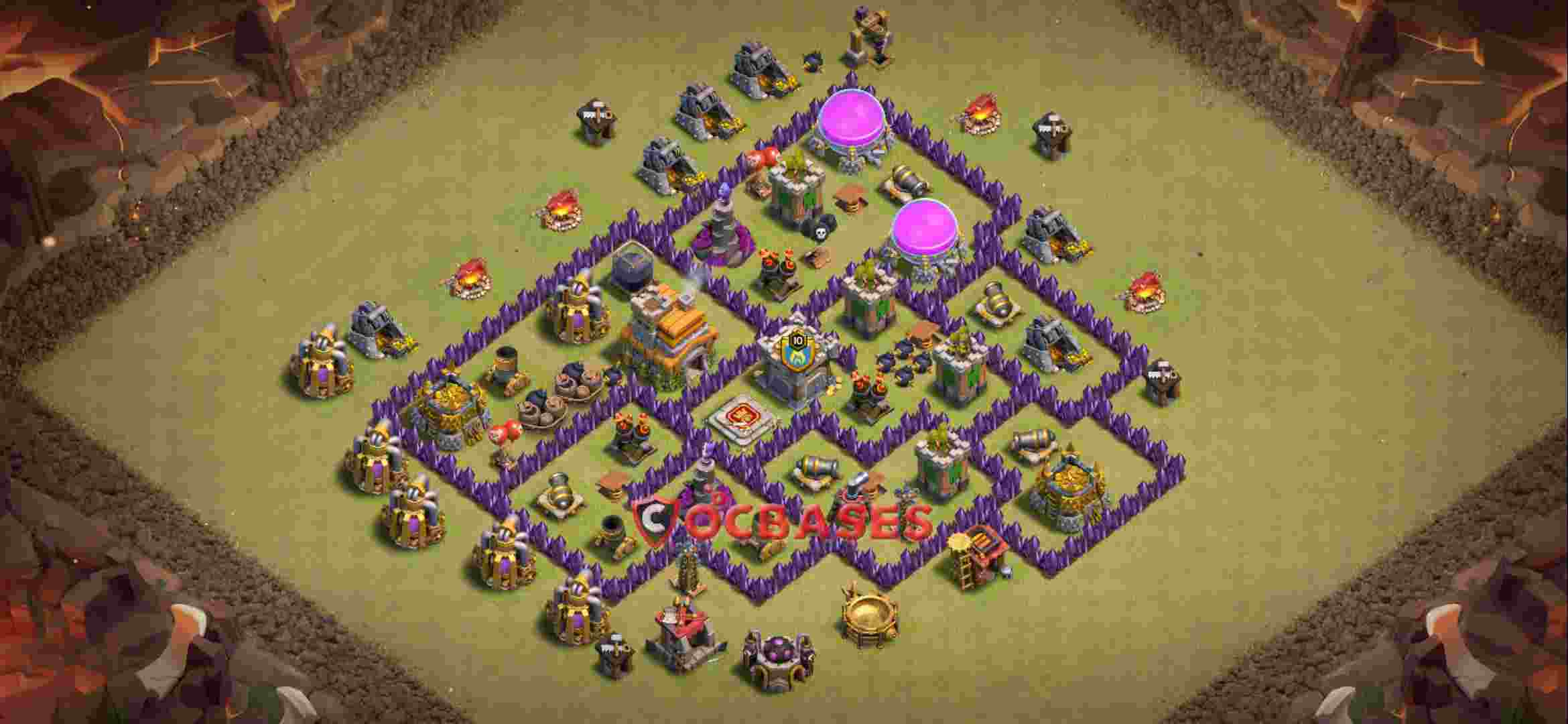 Town Hall 7 Base – Layout id: r5iau base layout