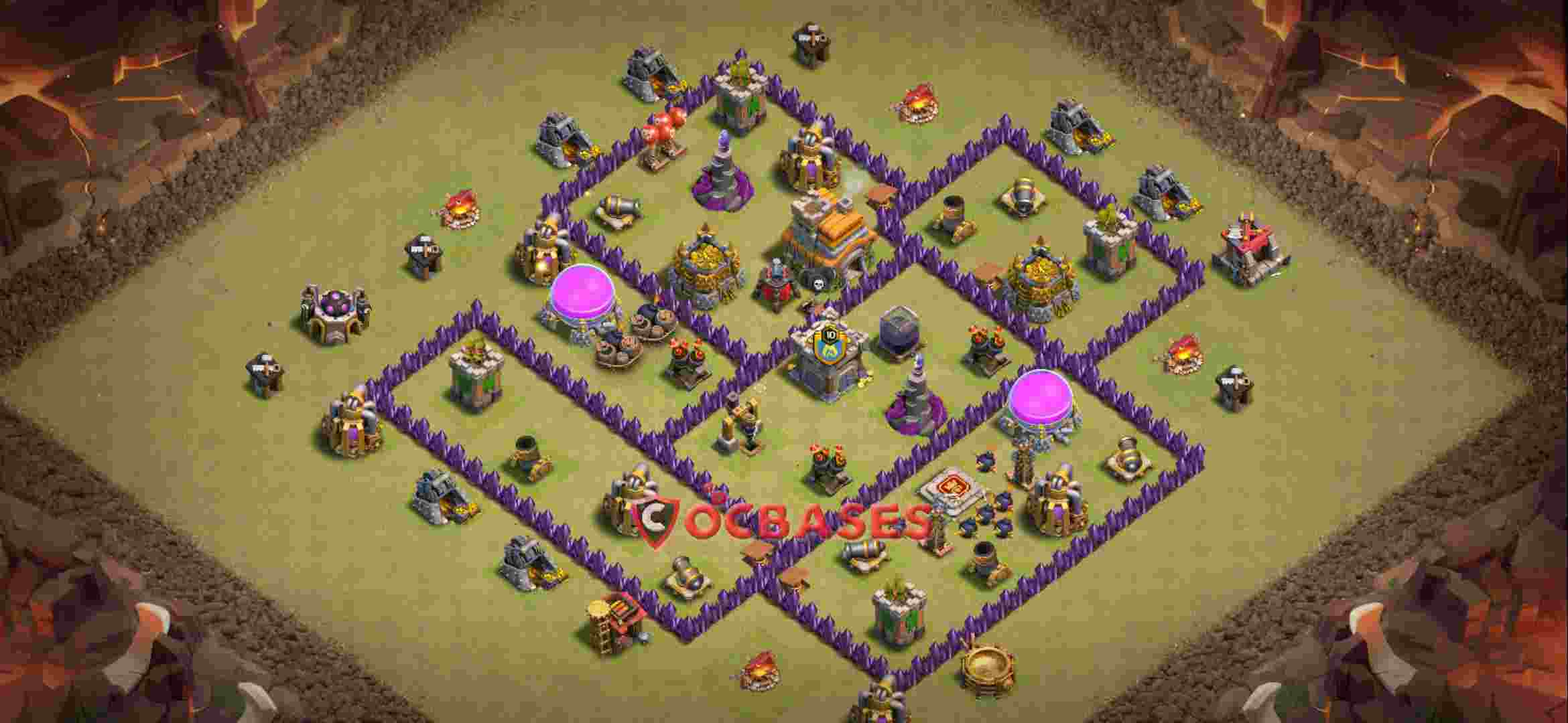 Town Hall 7 Base – Layout id: d14n1 base layout