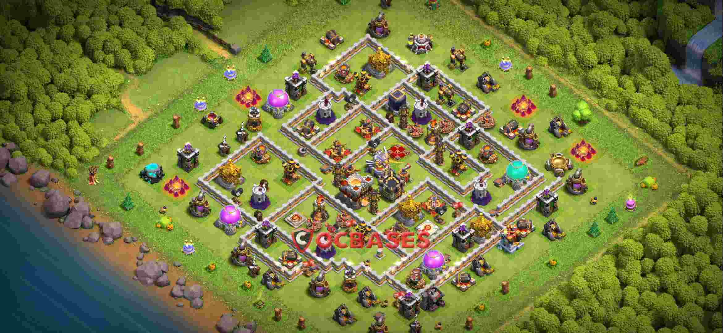 Town Hall 11 Base – Layout id: eknt4 base layout