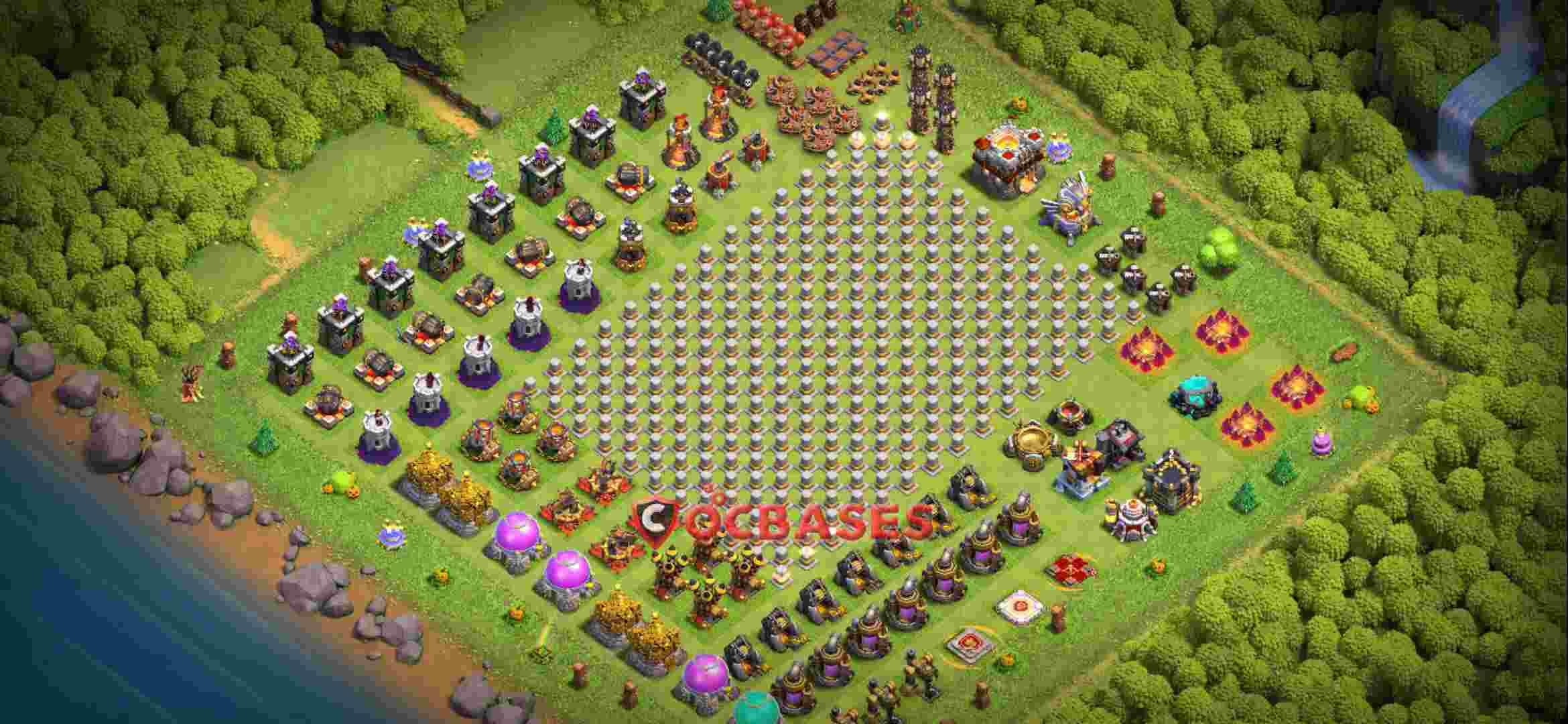 Town Hall 11 Base – Layout id: 64kmd base layout