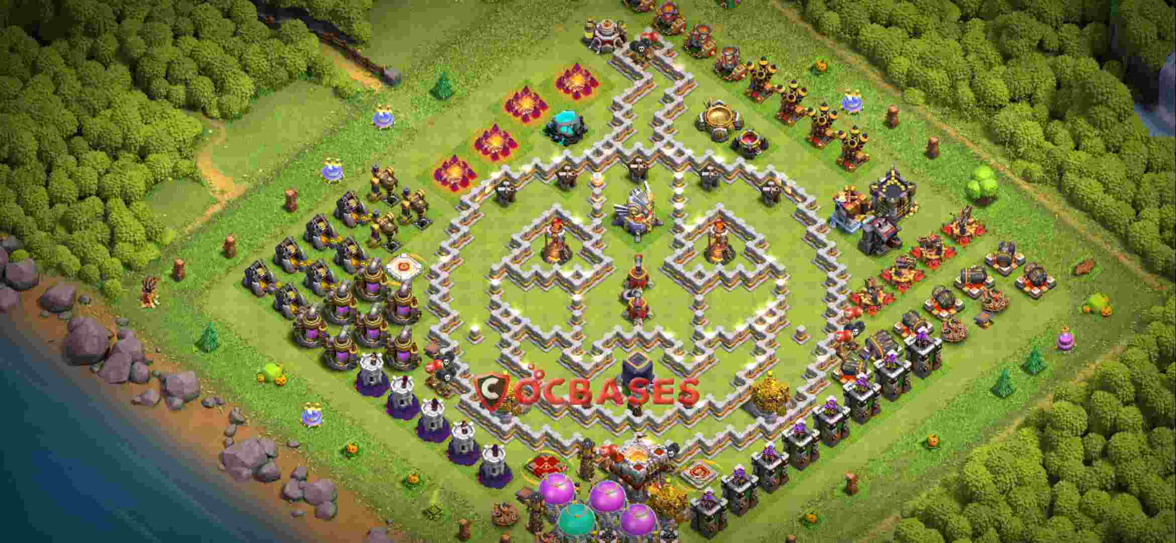 Town Hall 11 Base – Layout id: n2ucy base layout