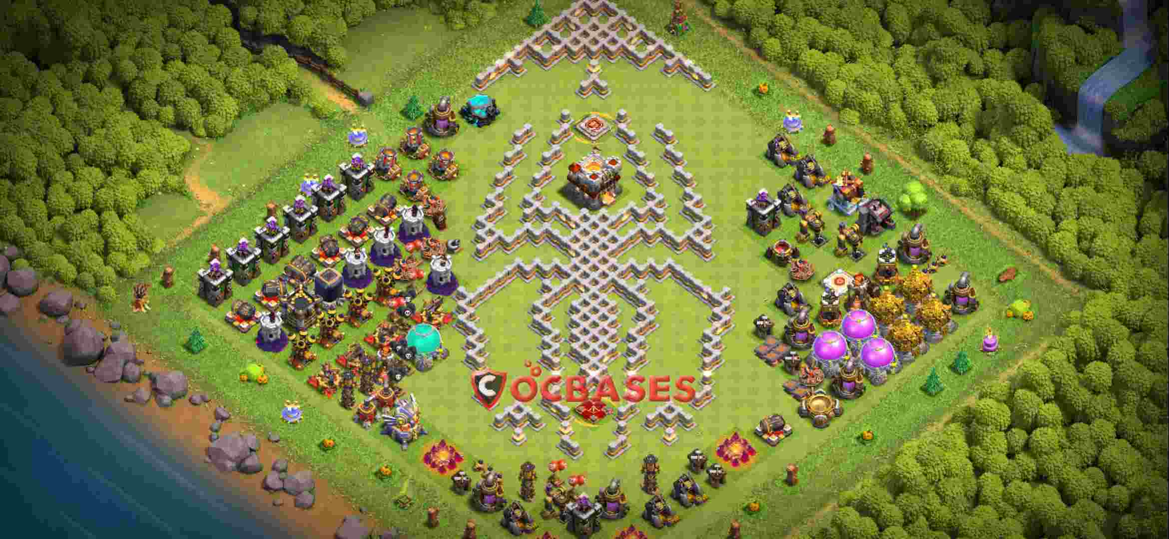 Town Hall 11 Base – Layout id: eq3p0 base layout