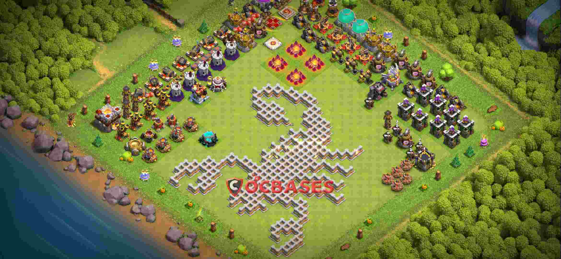 Town Hall 11 Base – Layout id: dd05y base layout