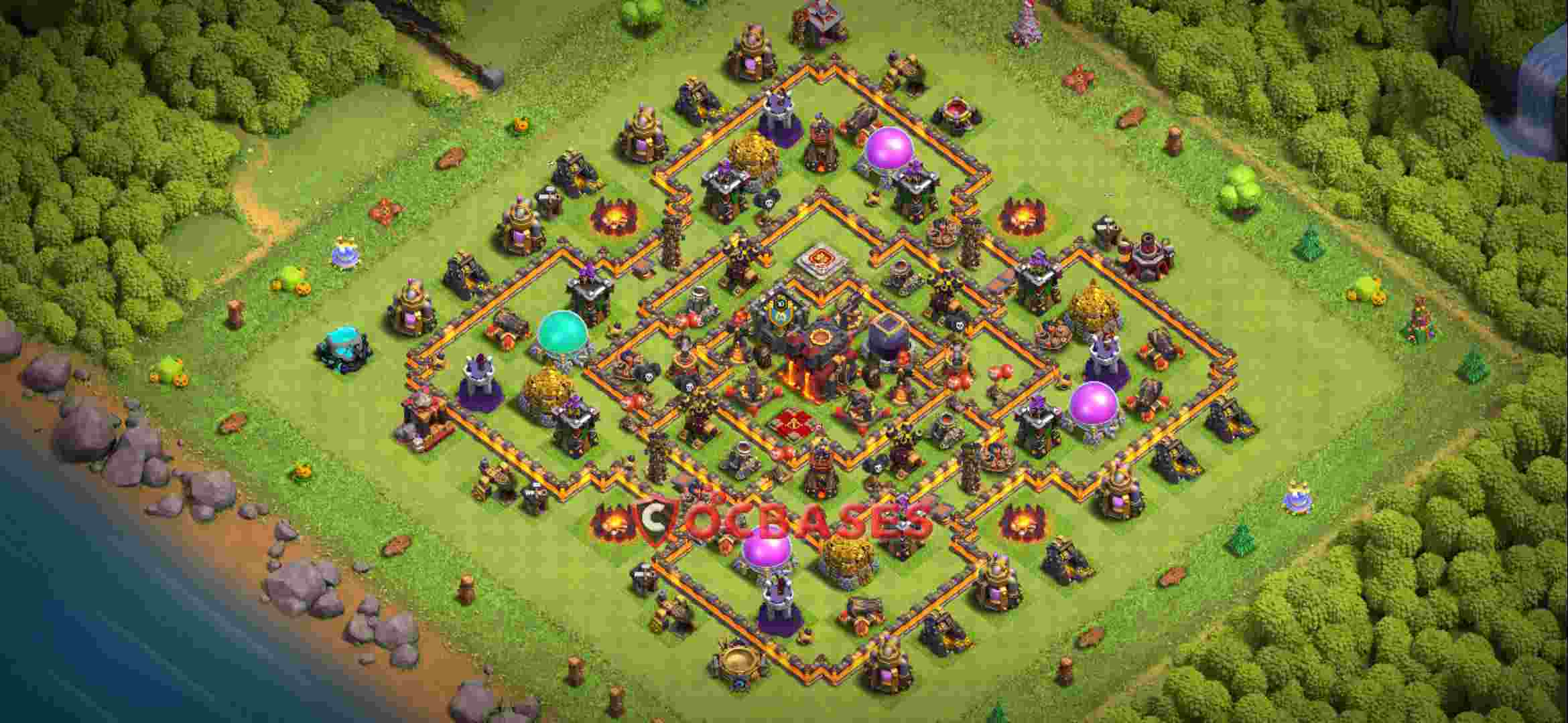 Town Hall 10 Base – Layout id: cj569 base layout