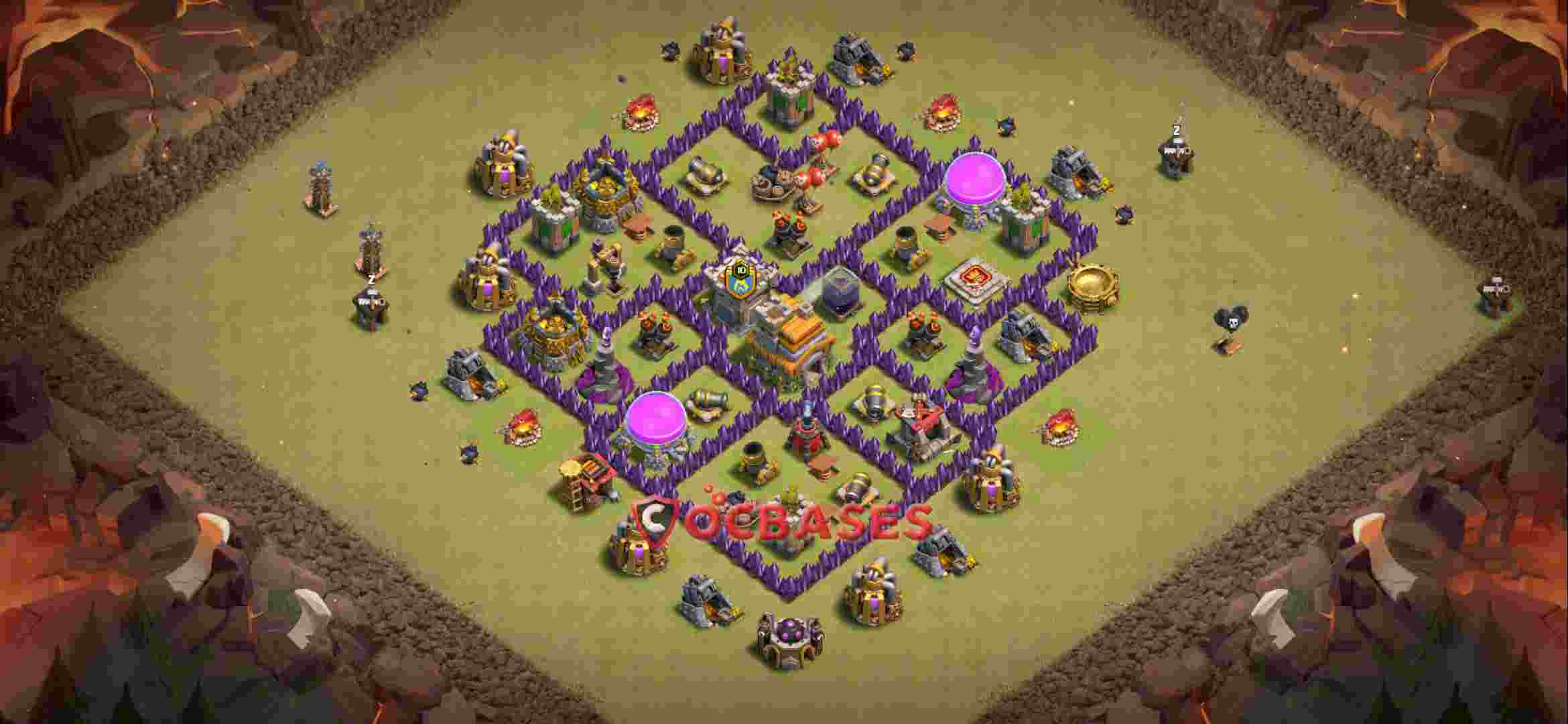 Town Hall 7 Base – Layout id: mow20 base layout