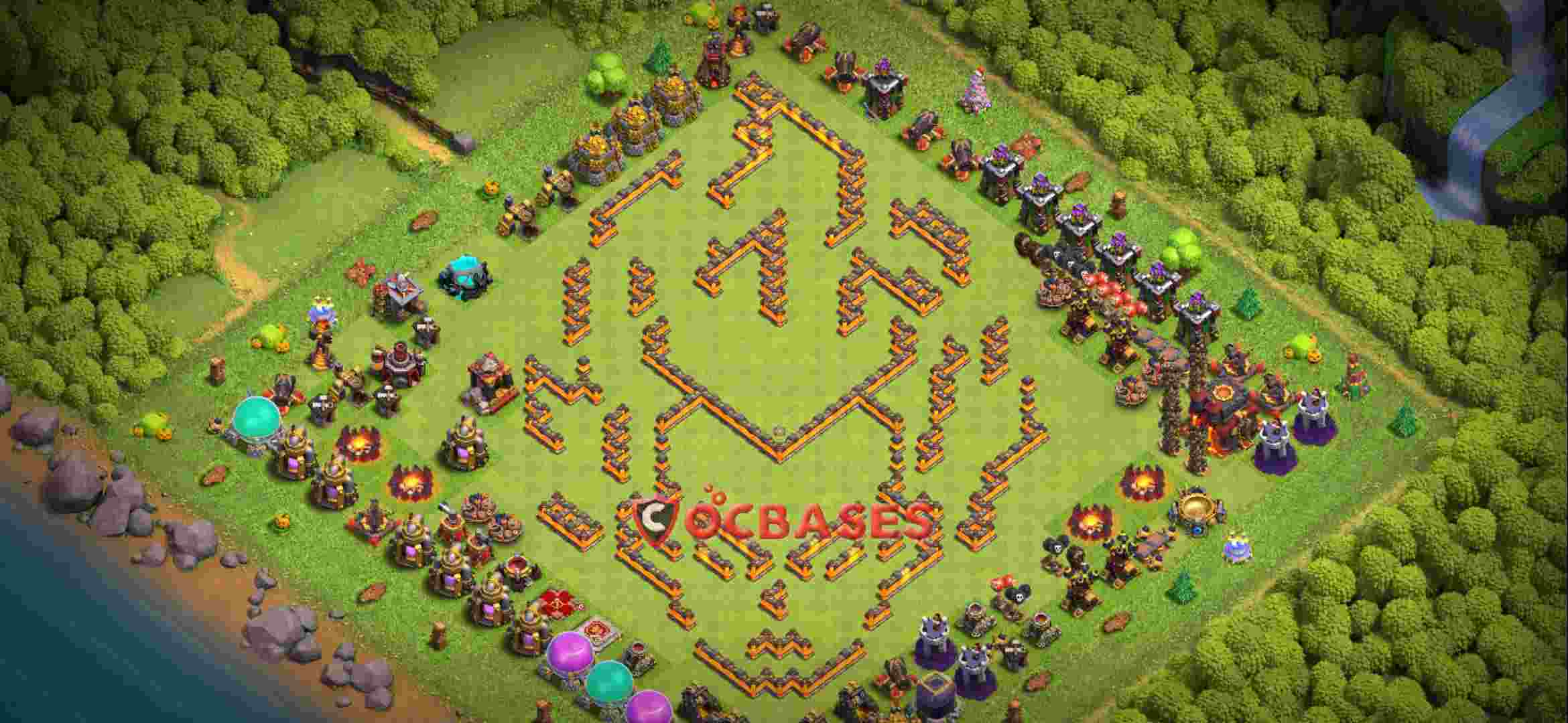 Town Hall 10 Base – Layout id: vnvjd base layout