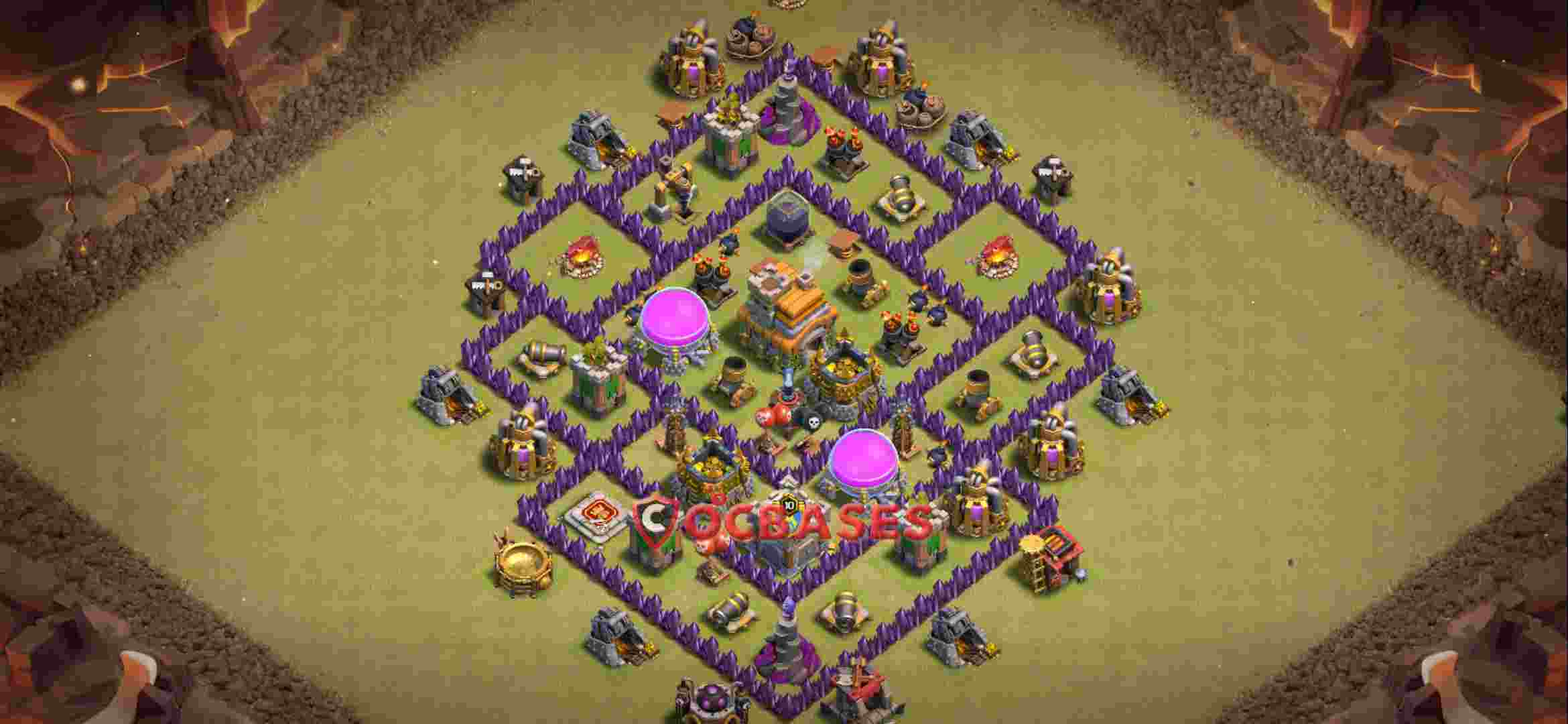 Town Hall 7 Base – Layout id: 8g482 base layout