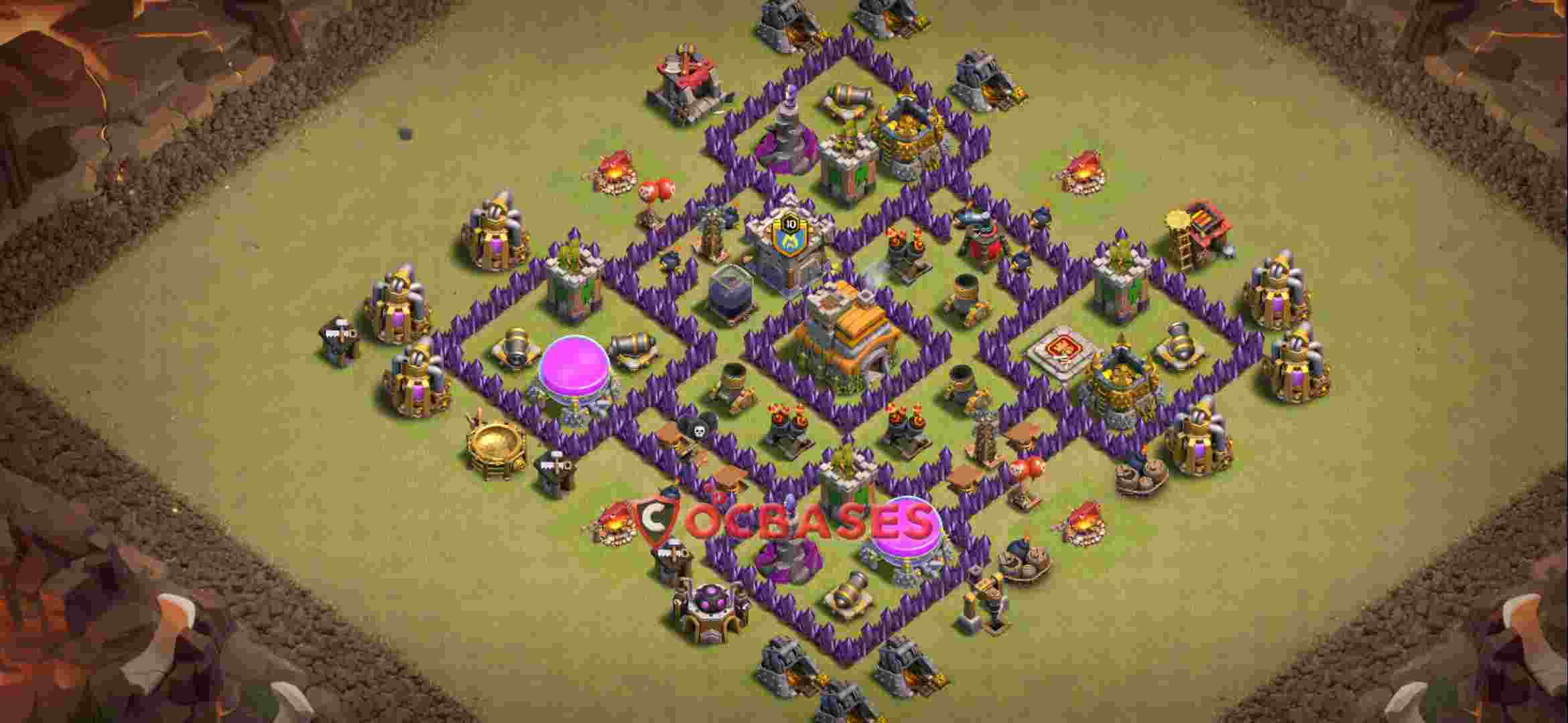 Town Hall 7 Base – Layout id: 6gio8 base layout