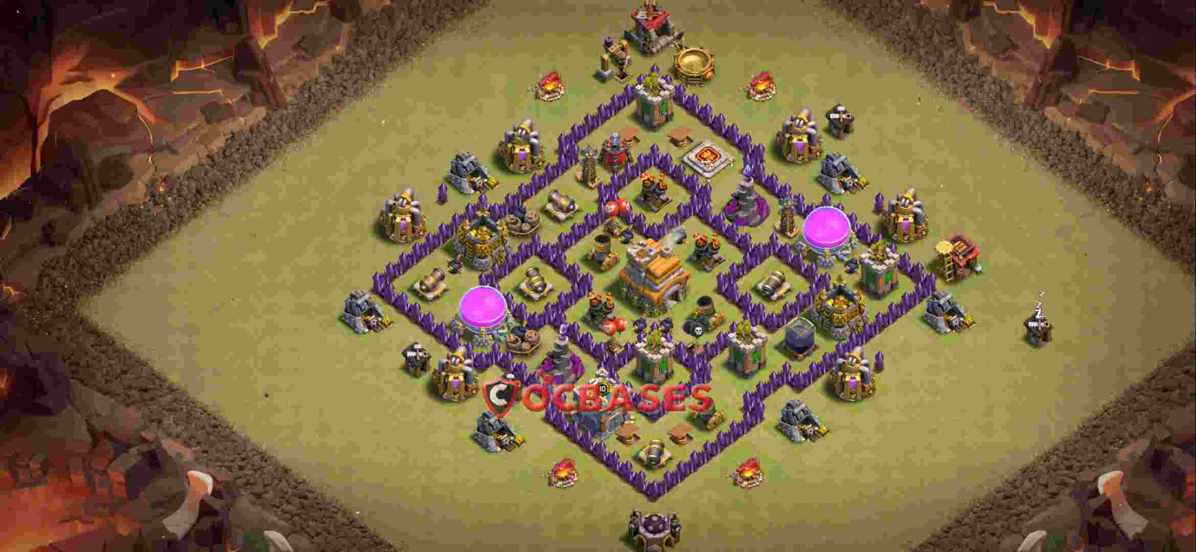 Town Hall 7 Base – Layout id: 03x7k base layout
