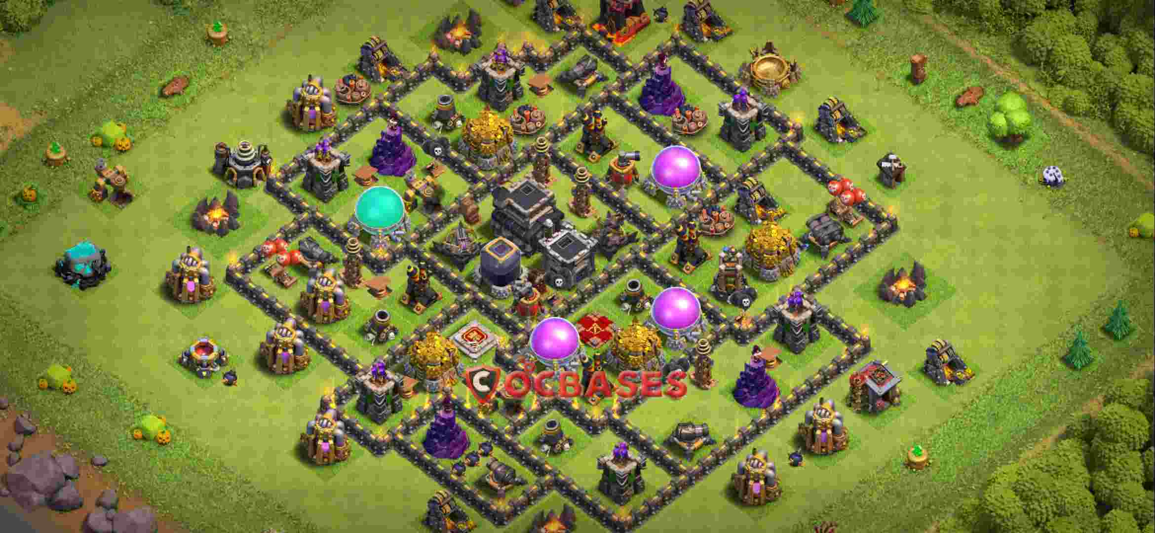 Town Hall 9 Base – Layout id: si6tp base layout