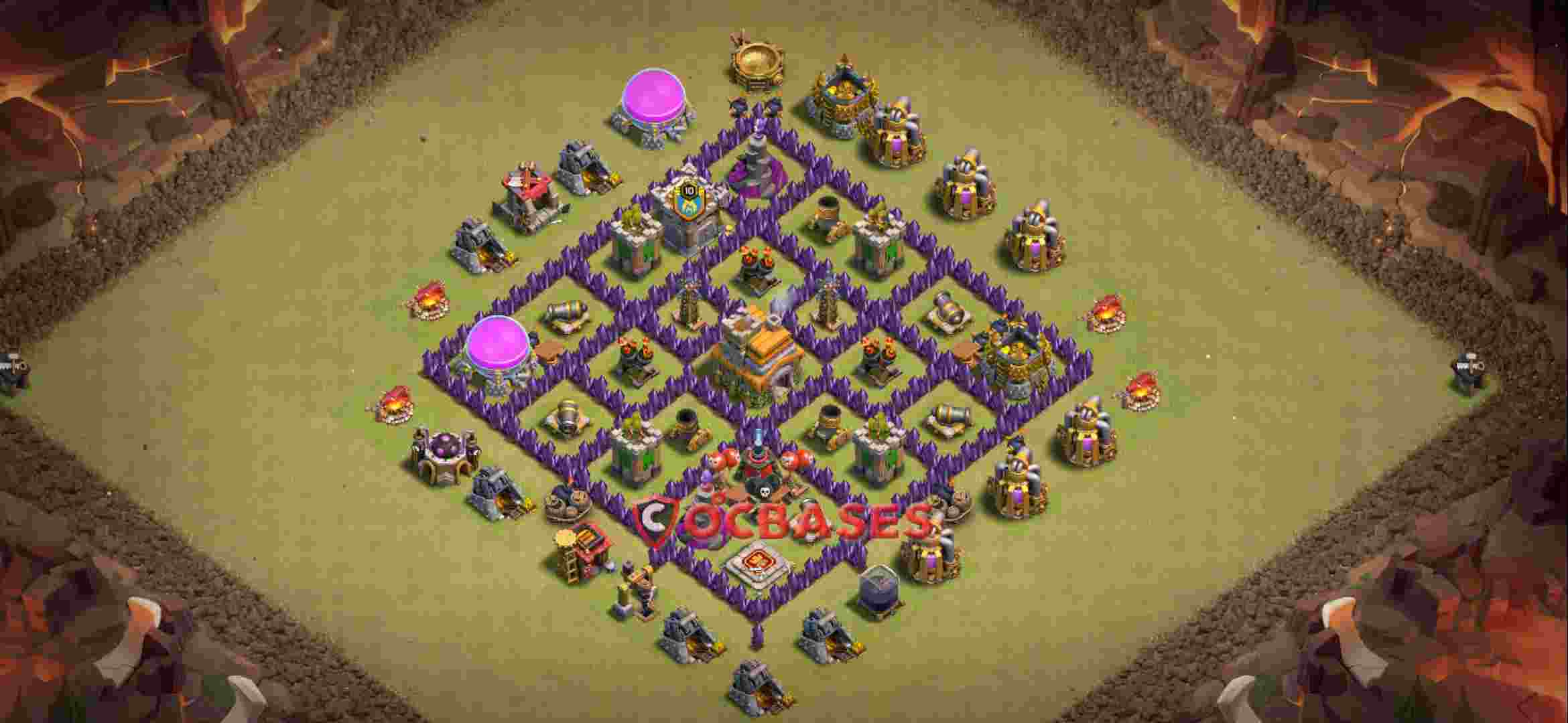 Town Hall 7 Base – Layout id: rdzao base layout