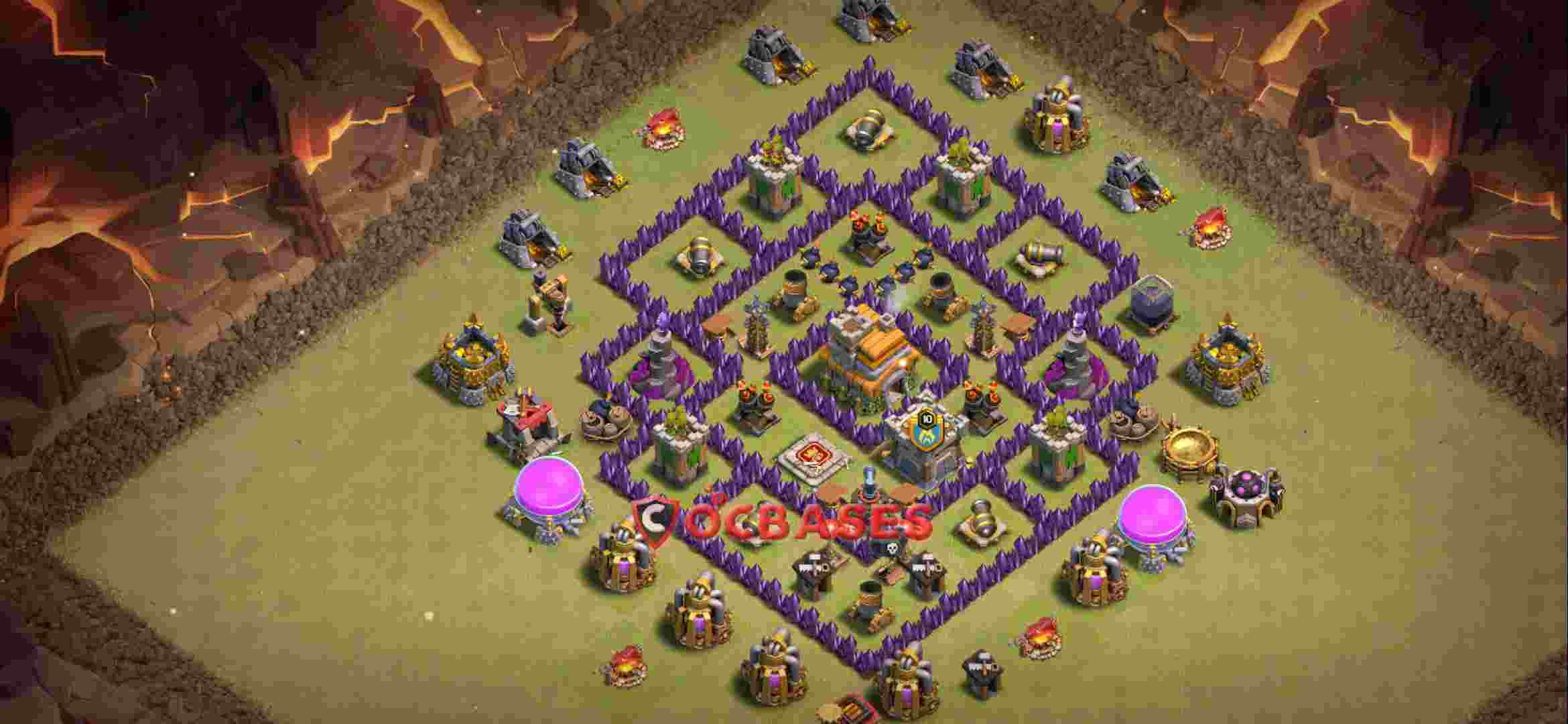 Town Hall 7 Base – Layout id: uscci base layout