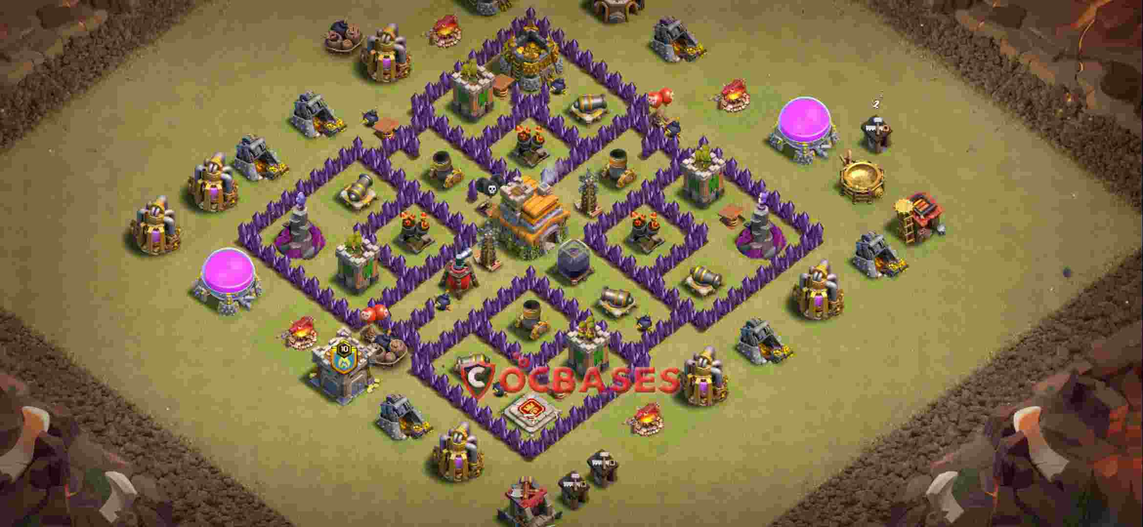 Town Hall 7 Base – Layout id: is9uk base layout