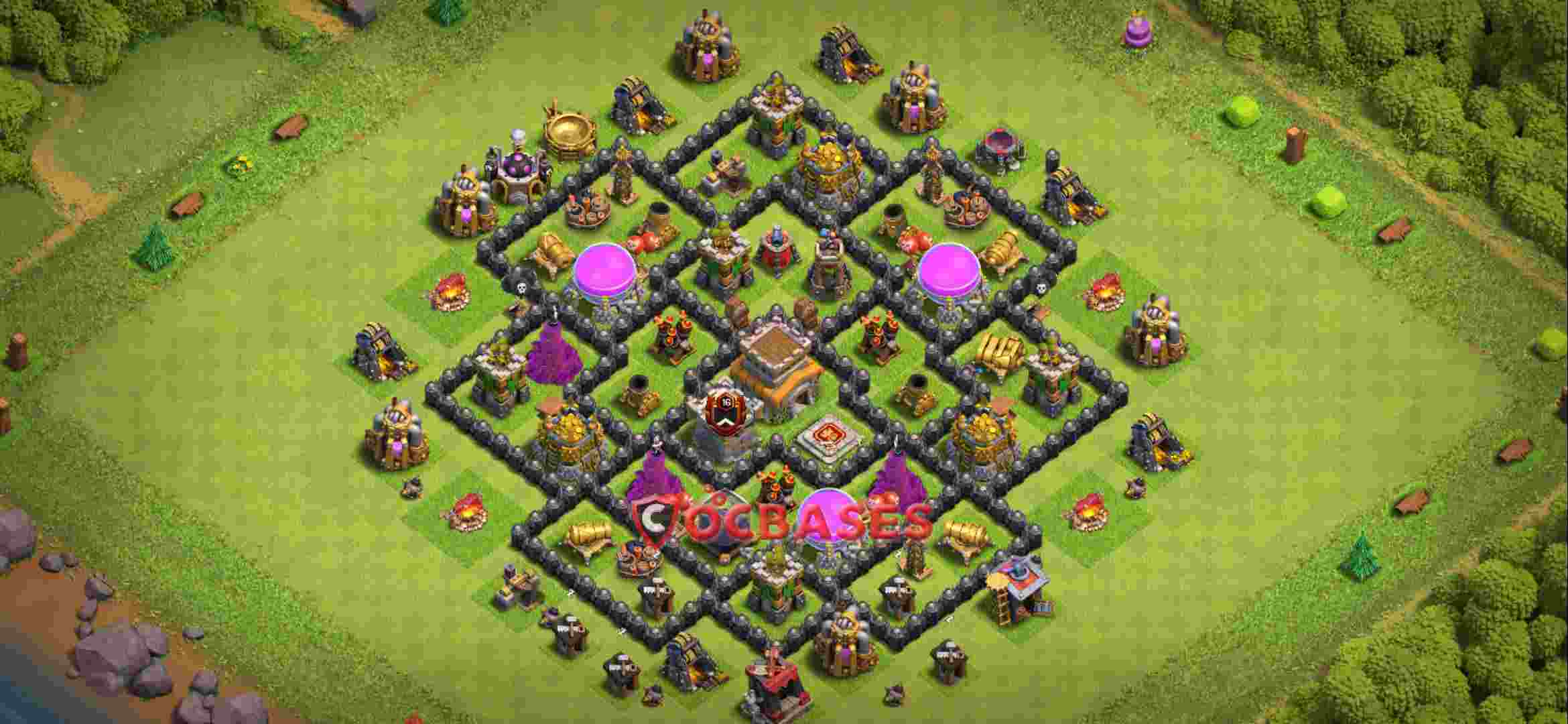 Town Hall 8 Base – Layout id: zdrf5 base layout