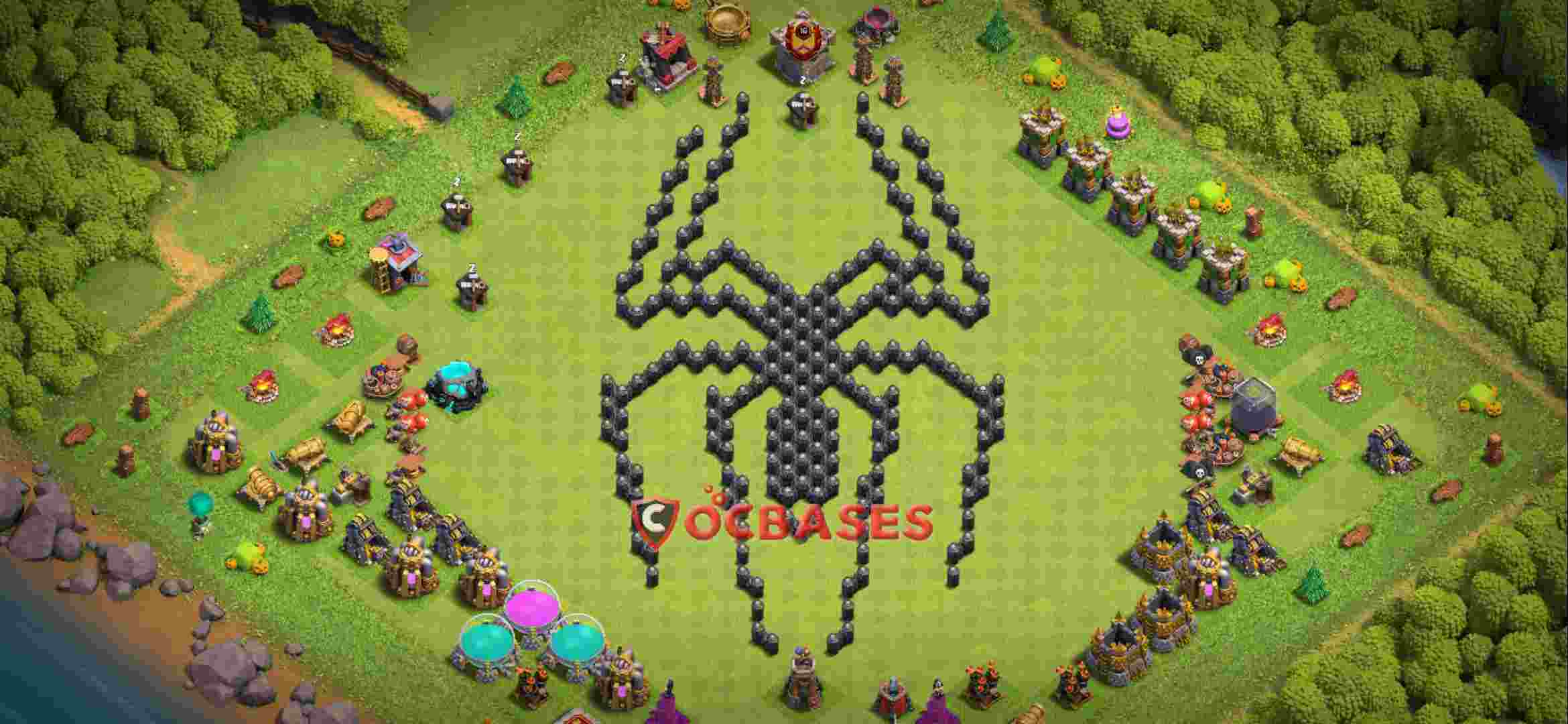 Town Hall 8 Base – Layout id: k1ixo base layout