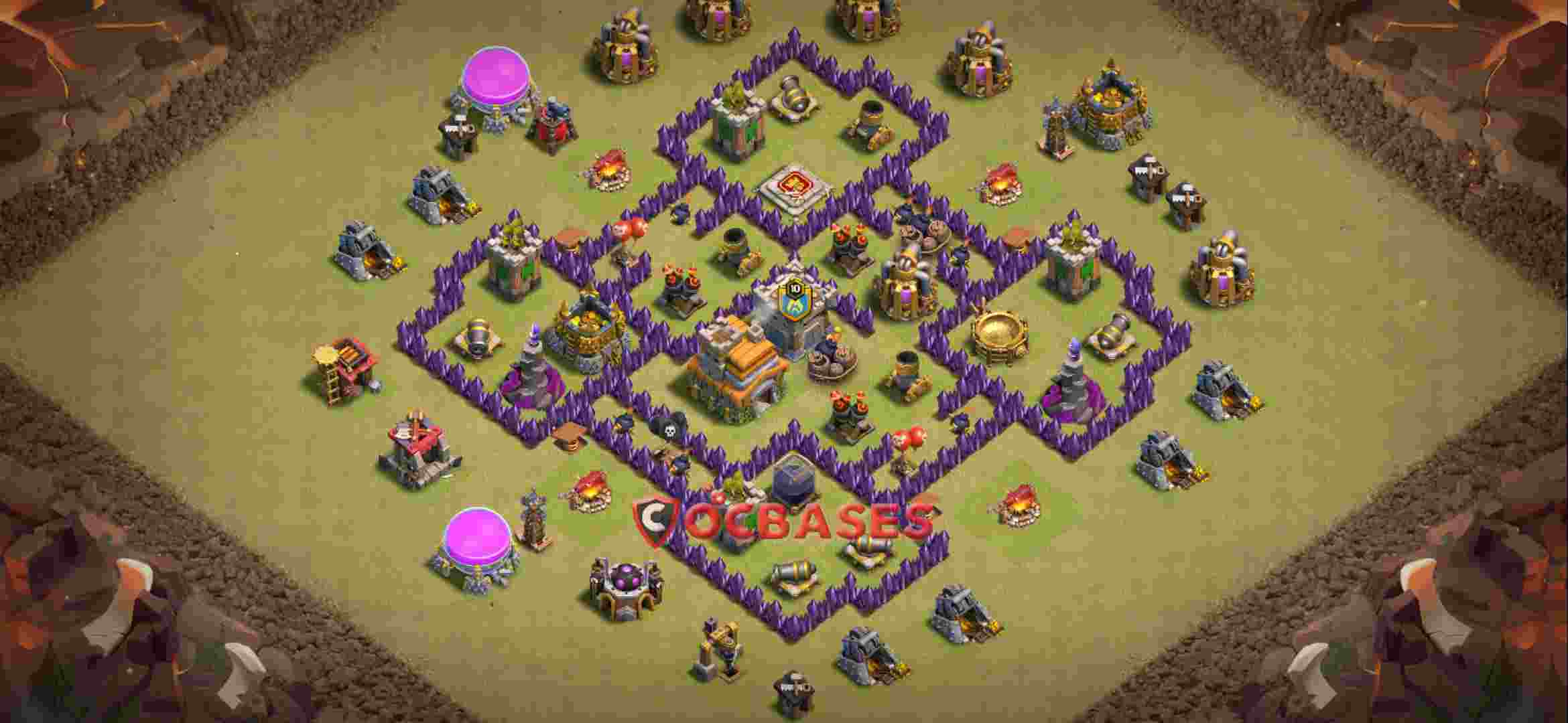 Town Hall 7 Base – Layout id: xfhls base layout